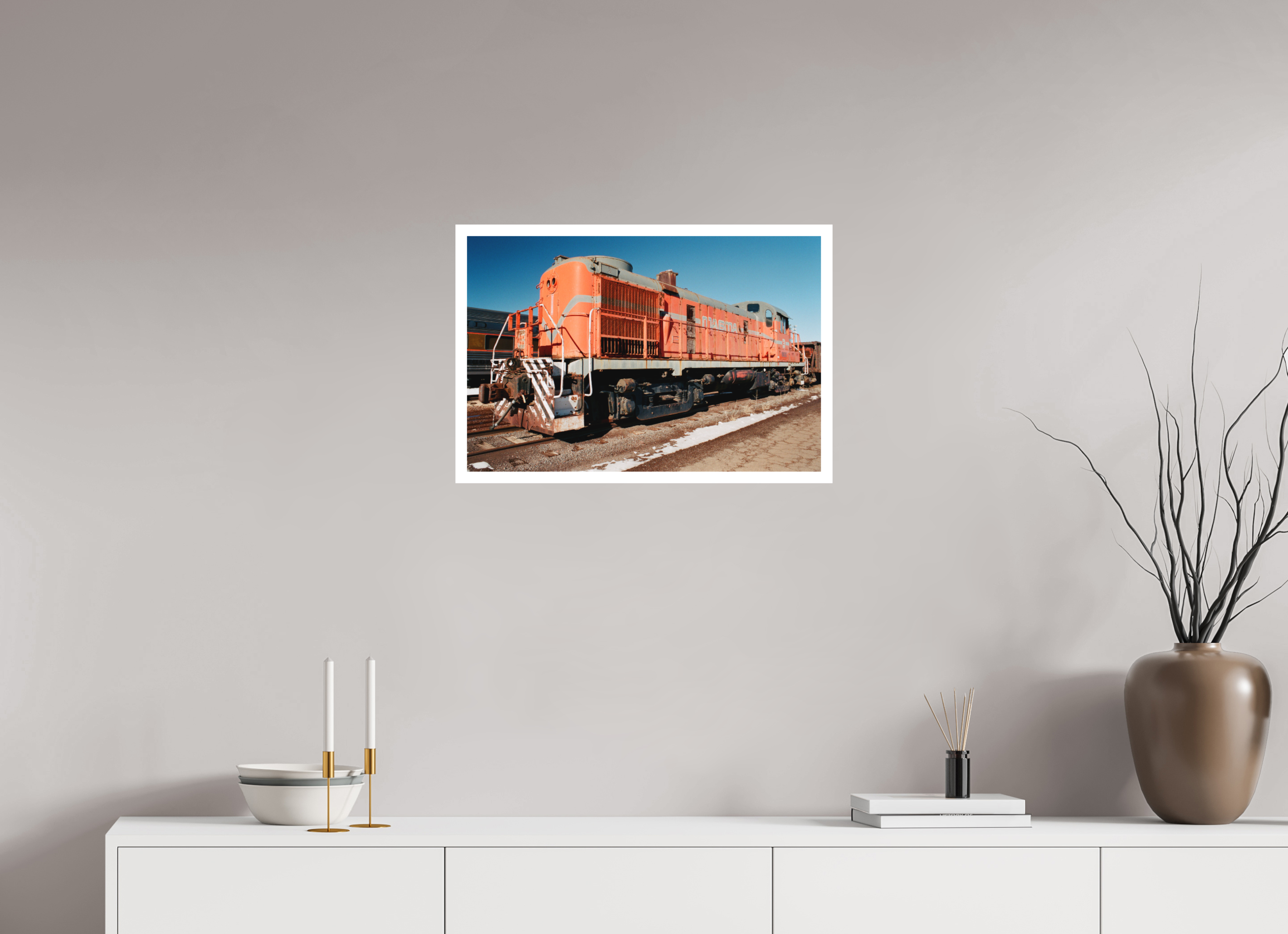 24 x 16″, Hahnemuhle Ultra-Smooth Trains Arizona Ten
