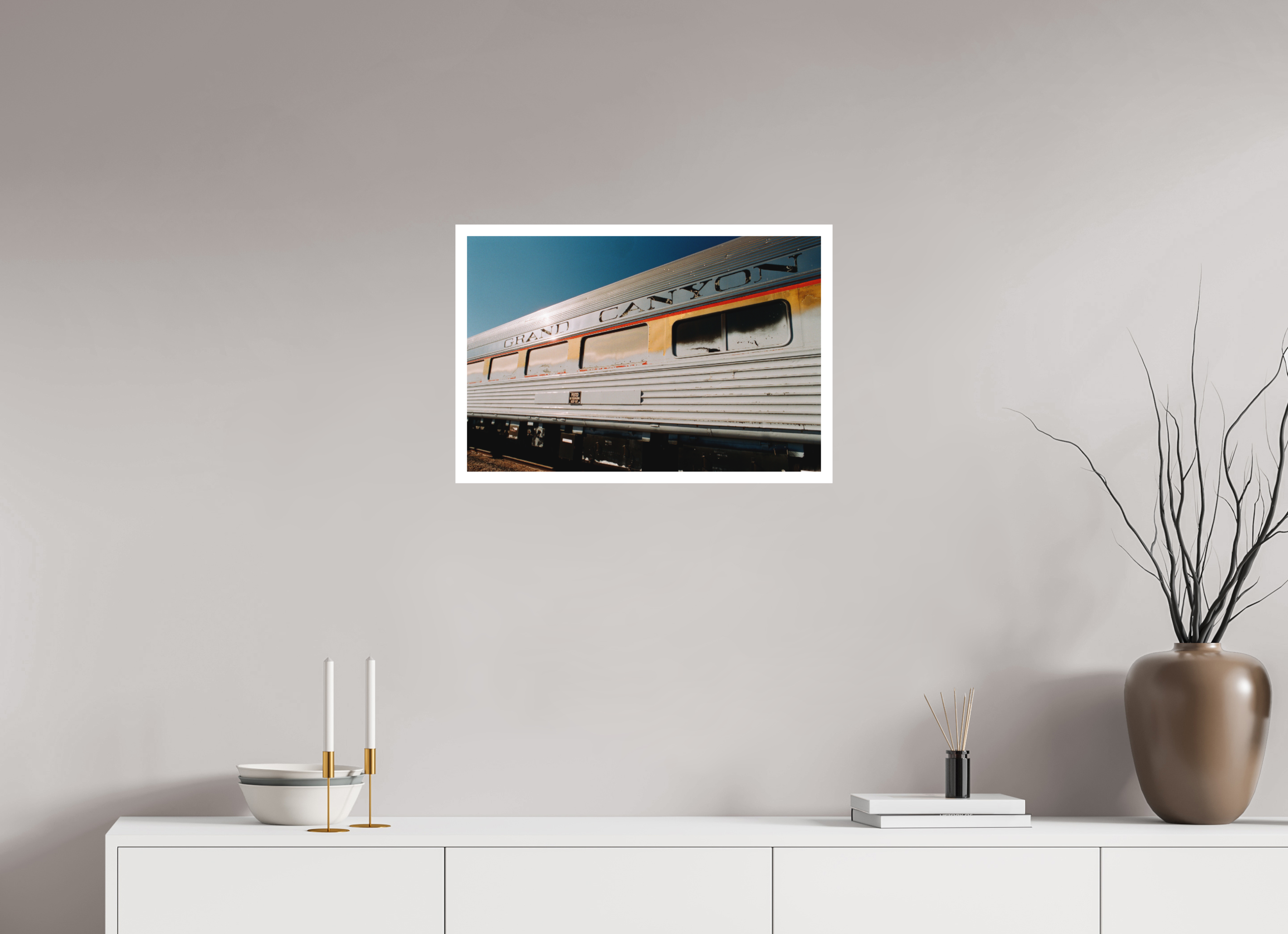 24 x 16″, Hahnemuhle Ultra-Smooth Trains Arizona Thirteen