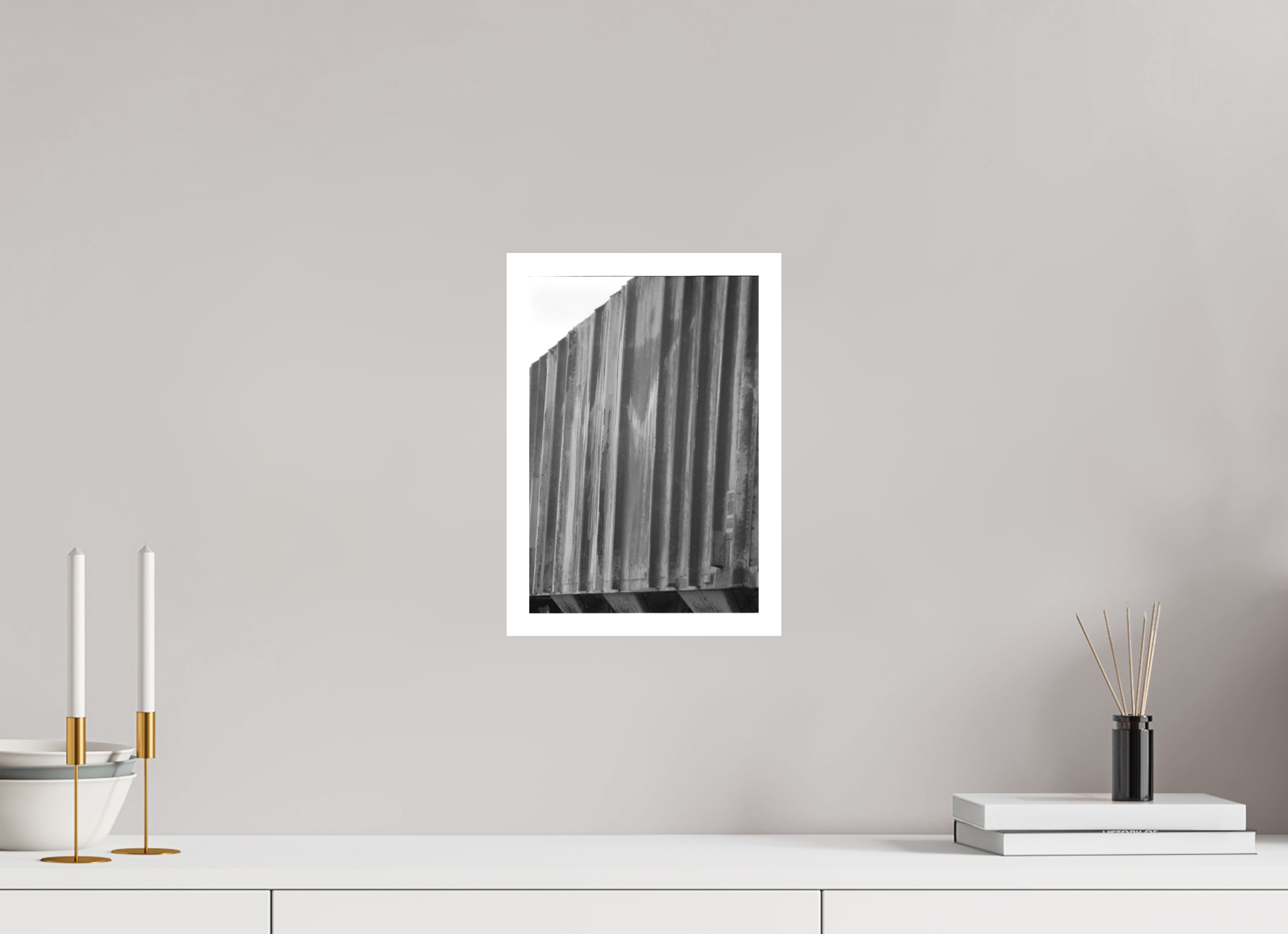 8 x 11.8″, Hahnemuhle Ultra-Smooth Abstract Trains Three