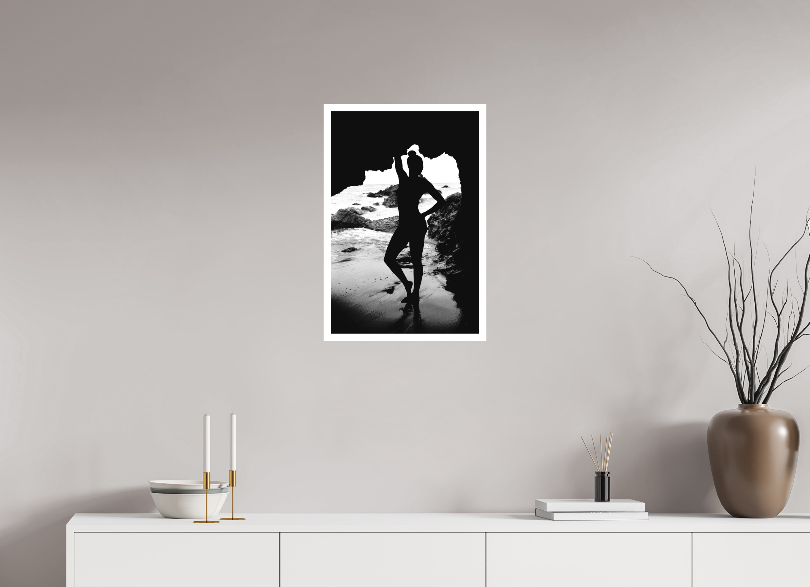 16 x 24″, Hahnemuhle Ultra-Smooth Leo Carrillo State Beach Three