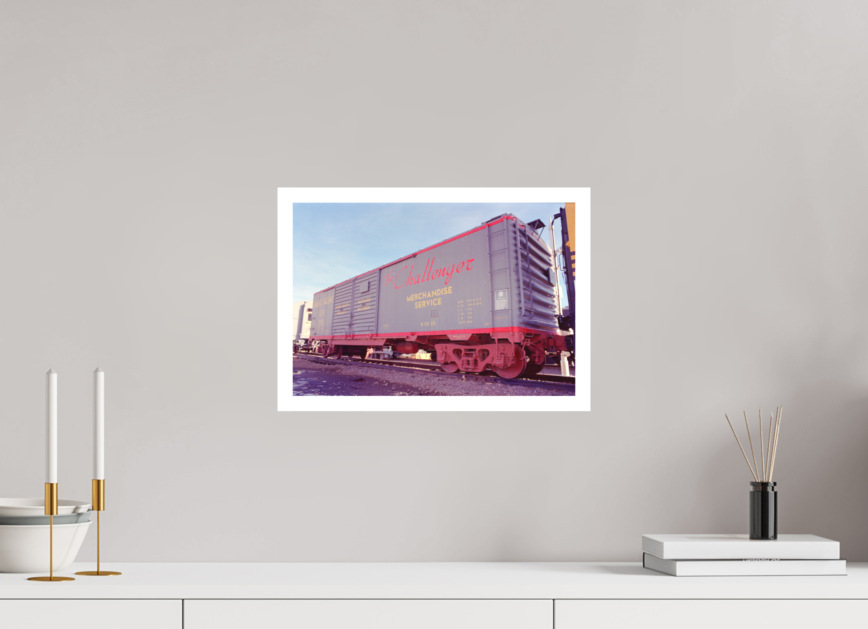 14.6 x 10″, Hahnemuhle Ultra-Smooth Trains Colorado Seven