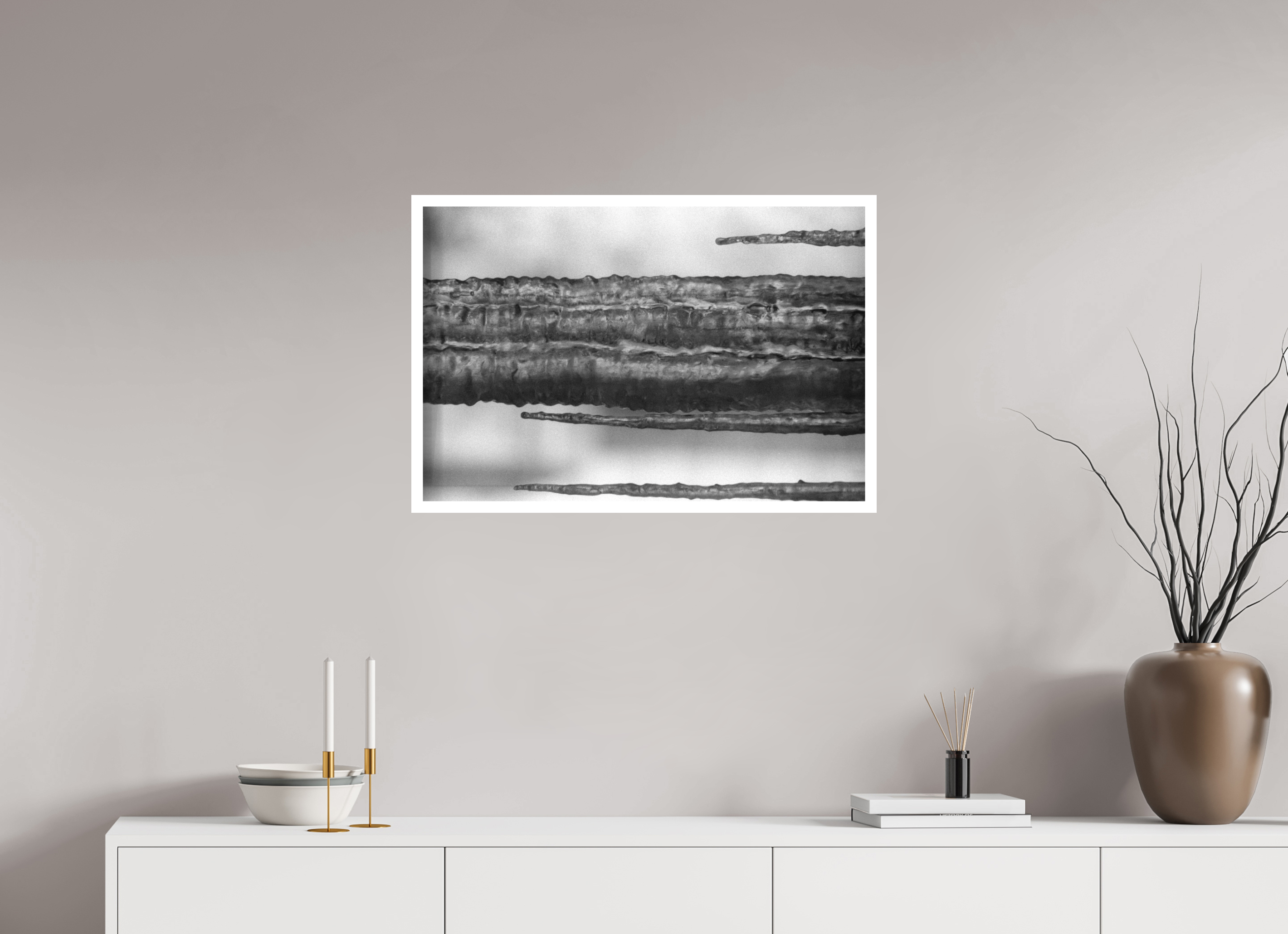 30 x 20″, Hahnemuhle Ultra-Smooth Black Ice One