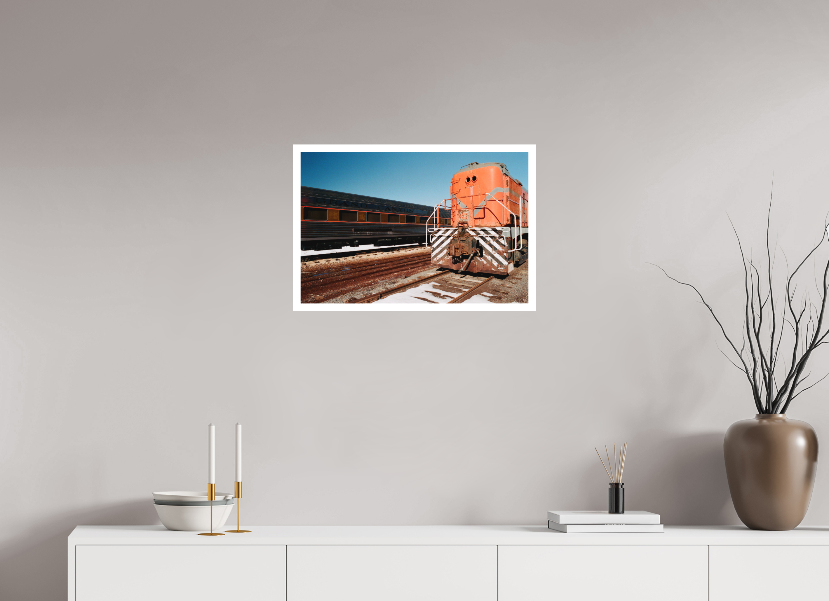 24 x 16″, Hahnemuhle Ultra-Smooth Trains Arizona Eleven