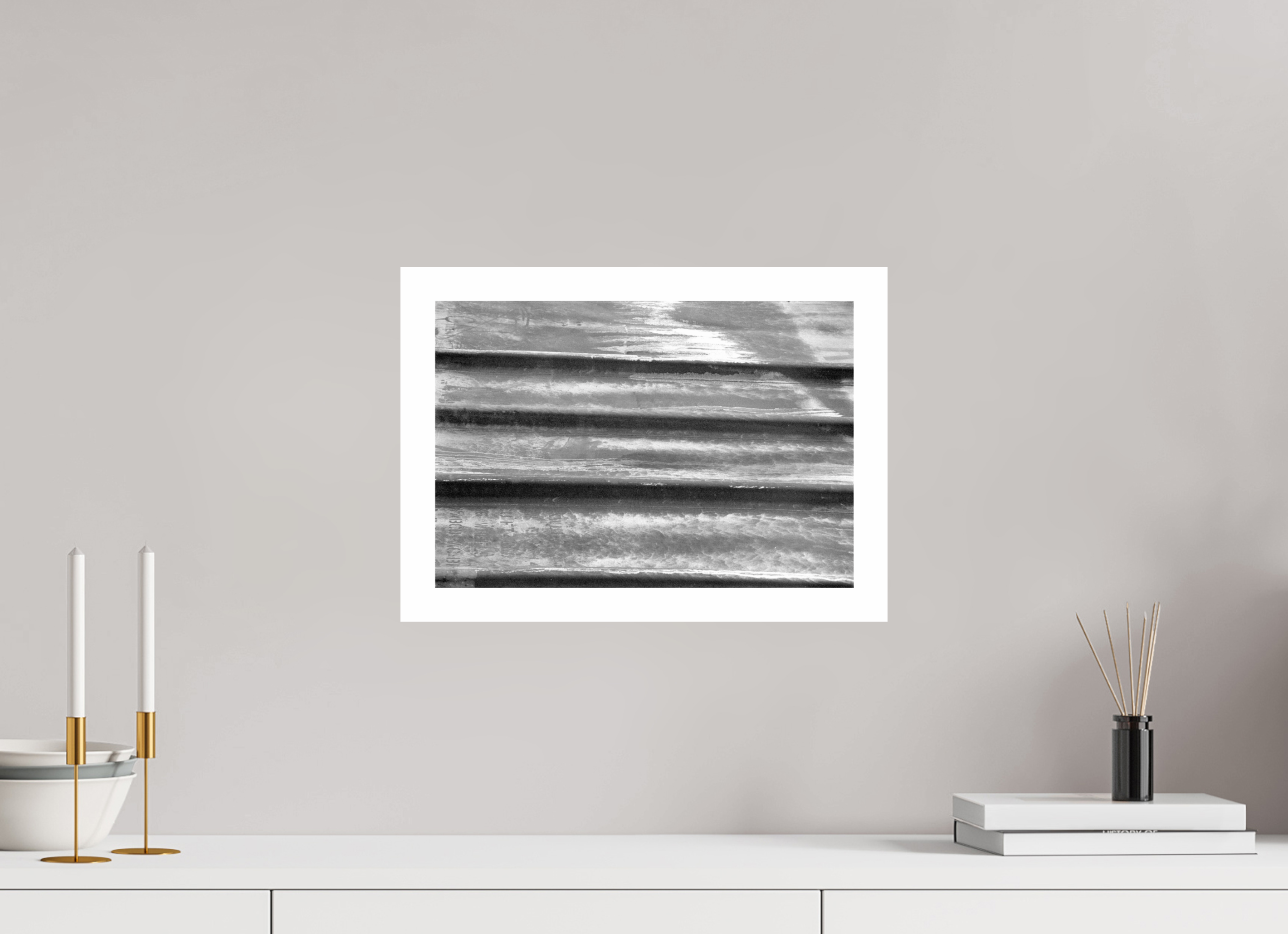 14.6 x 10″, Adam Configeration 2 Abstract Trains Photo Masterprint #4