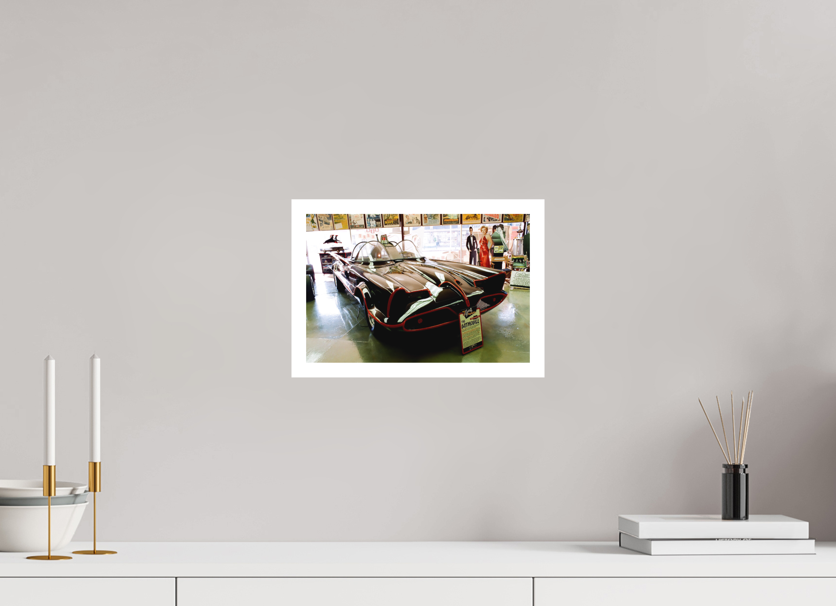 12 x 8″, Hahnemuhle Ultra-Smooth 1966 Batmobile