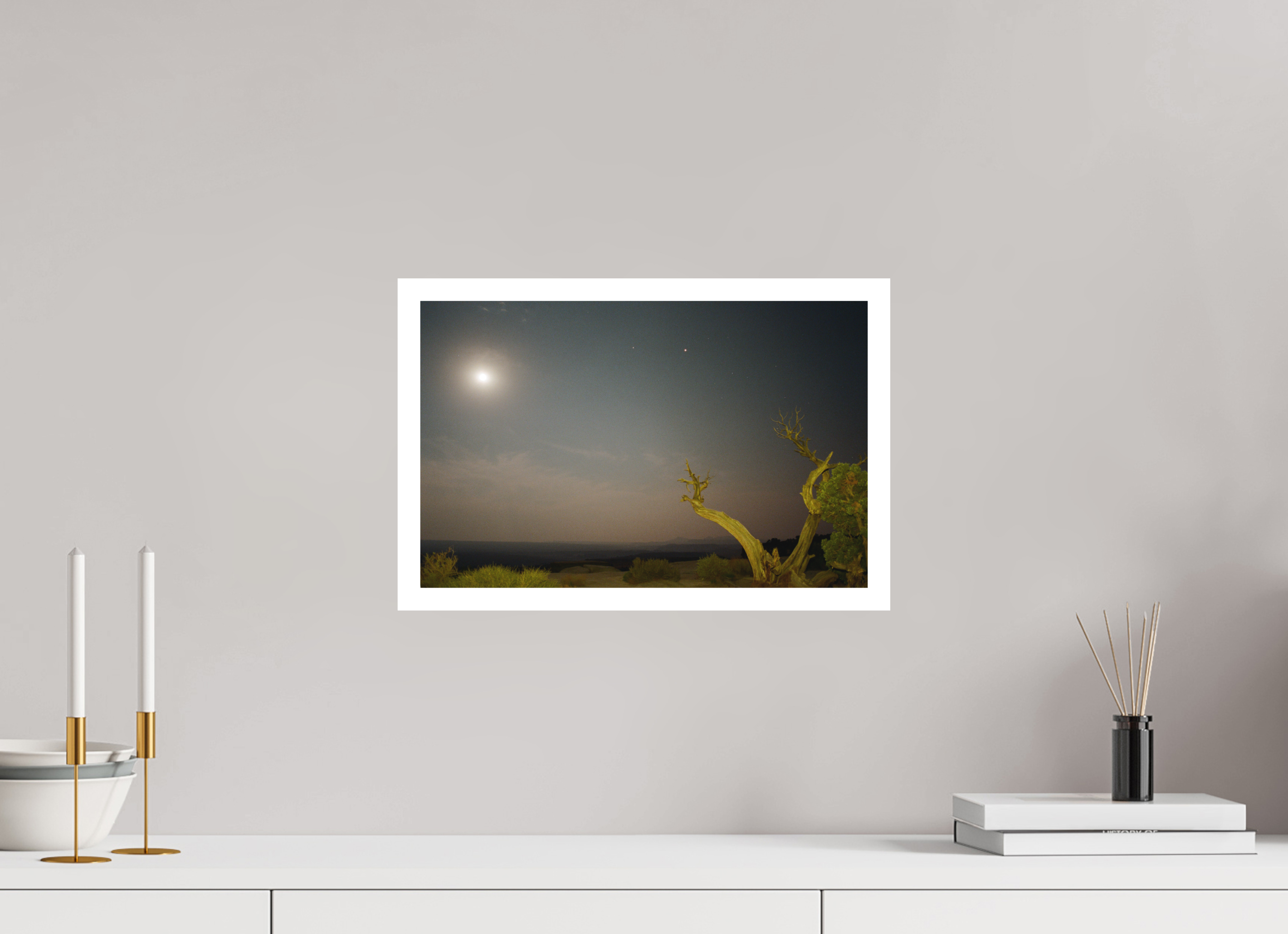 15.6 x 10″, Hahnemuhle Ultra-Smooth Full Moon Utah Salt Wash One