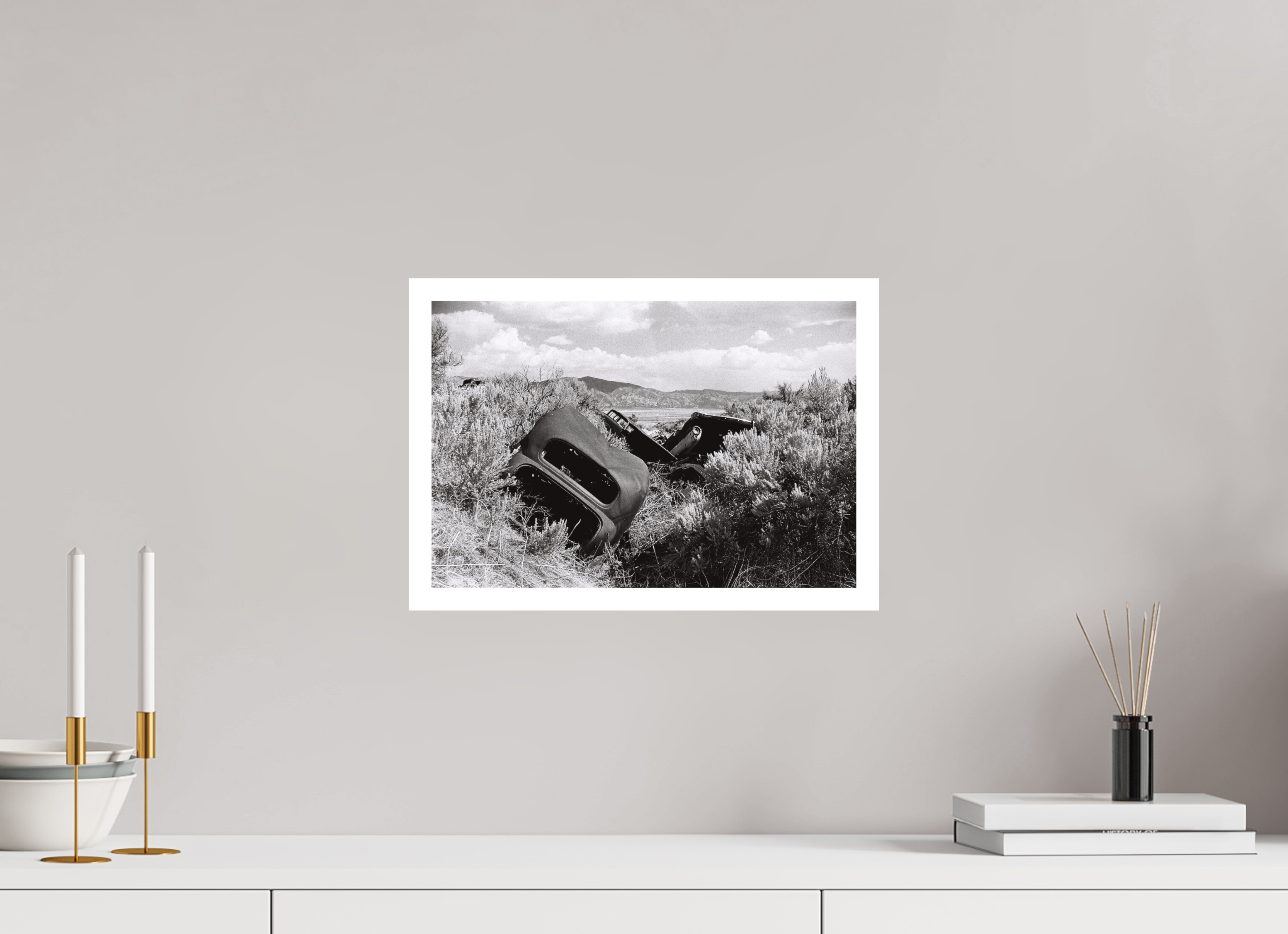 14.8 x 10″, Hahnemuhle Ultra-Smooth Erosion Car Two