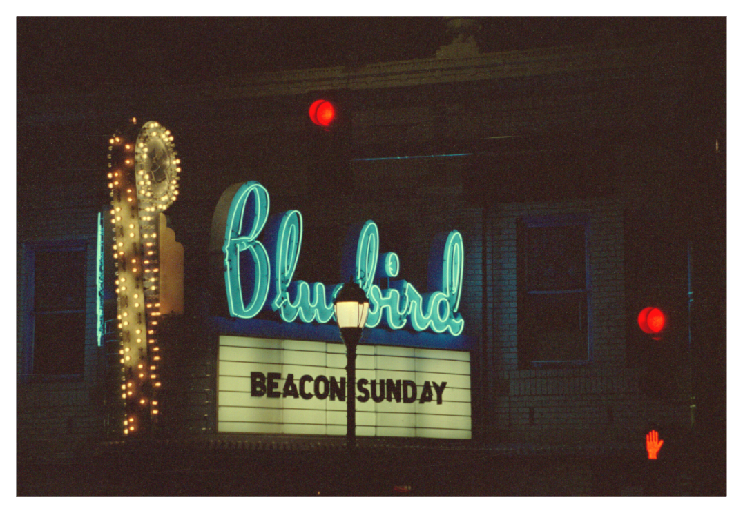 Main image Bluebird Theatre Neon Lights Photo Masterprint
