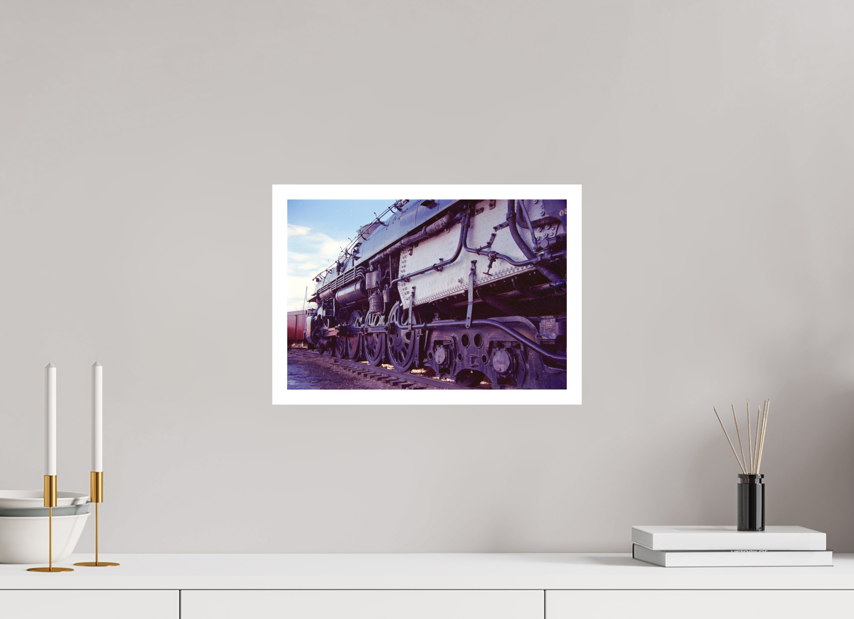 14.7 x 10″, Hahnemuhle Ultra-Smooth Trains Colorado Three