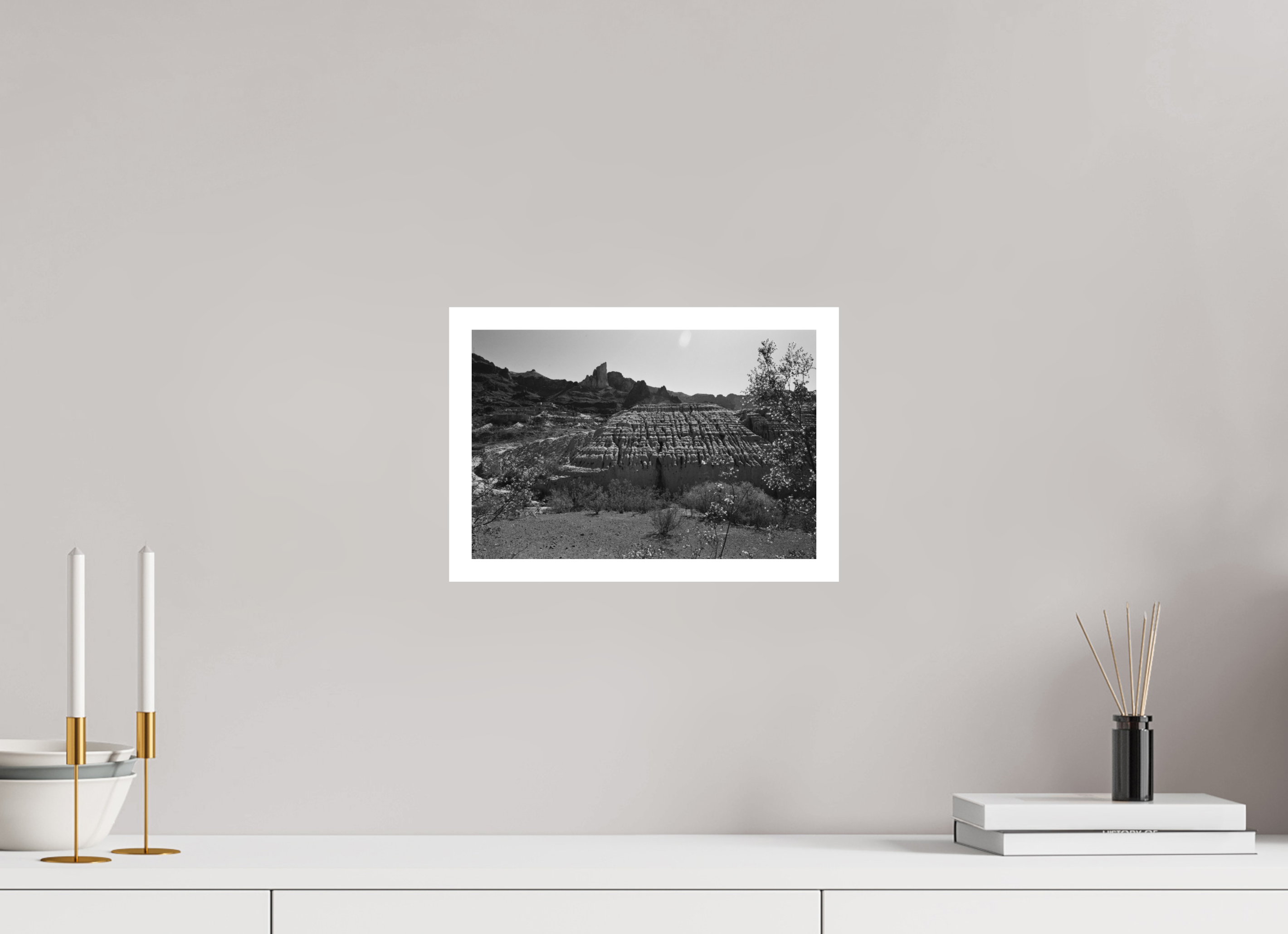 12 x 8″, Hahnemuhle Ultra-Smooth Oatman Arizona Two