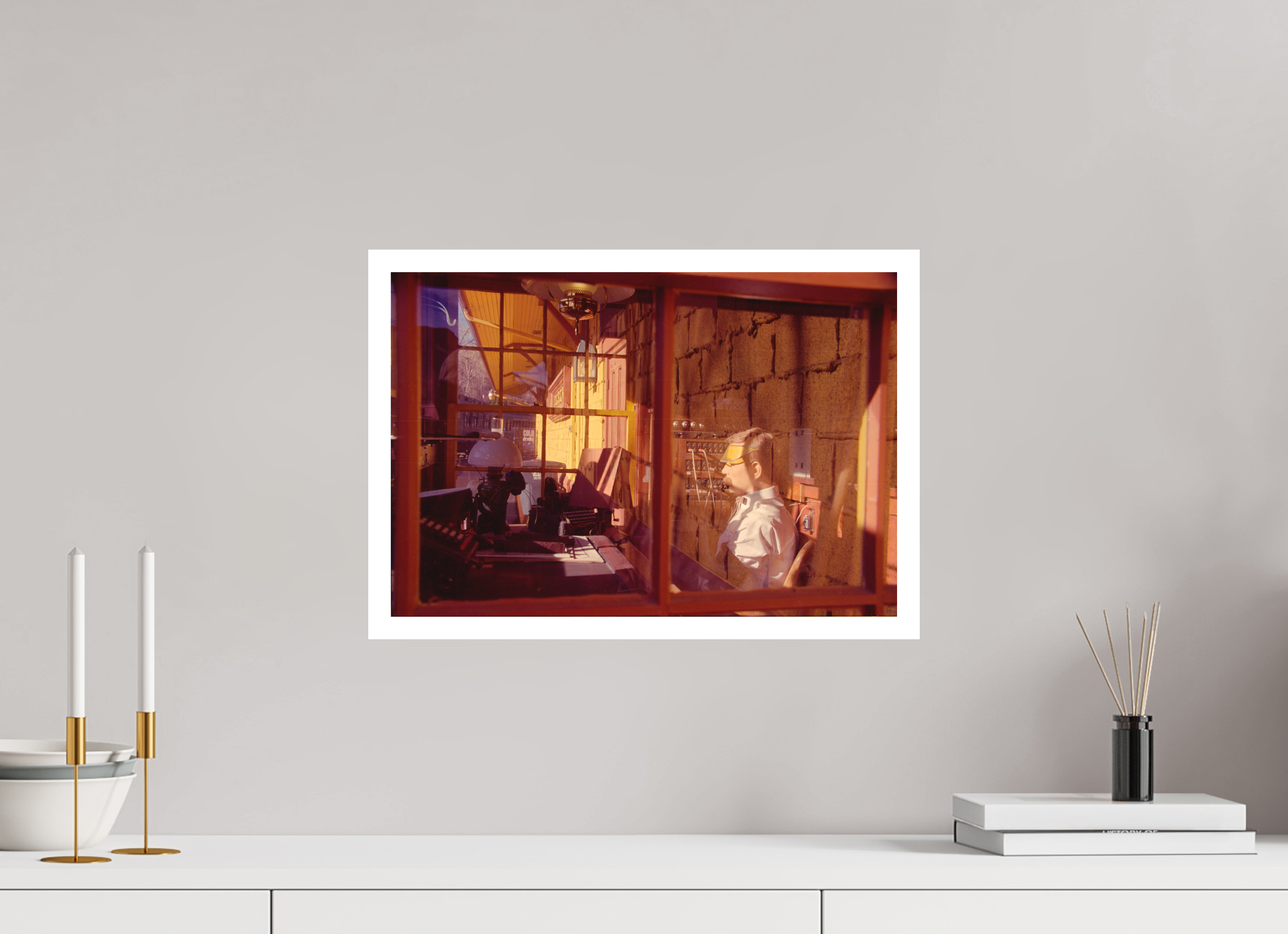 17.6 x 12″, Hahnemuhle Ultra-Smooth Trains One