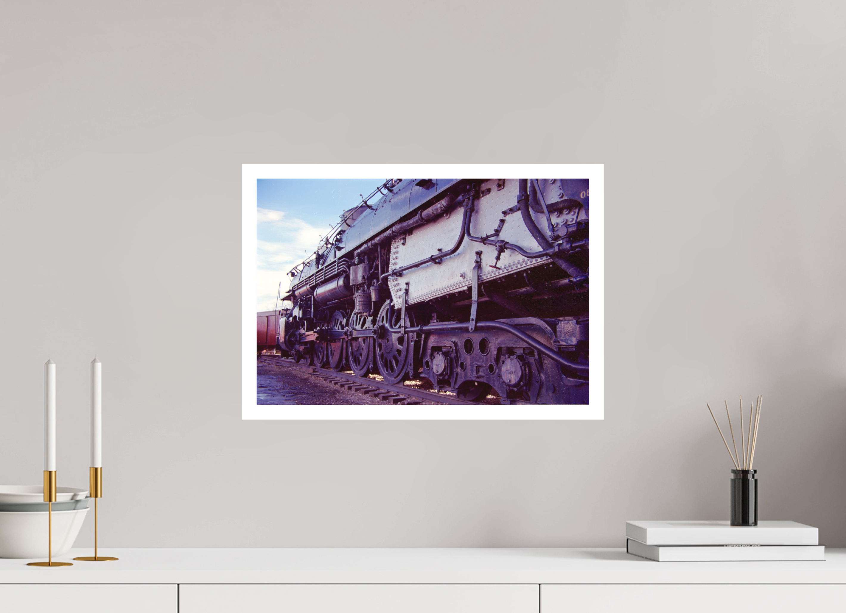 17.6 x 12″, Hahnemuhle Ultra-Smooth Trains Colorado Three