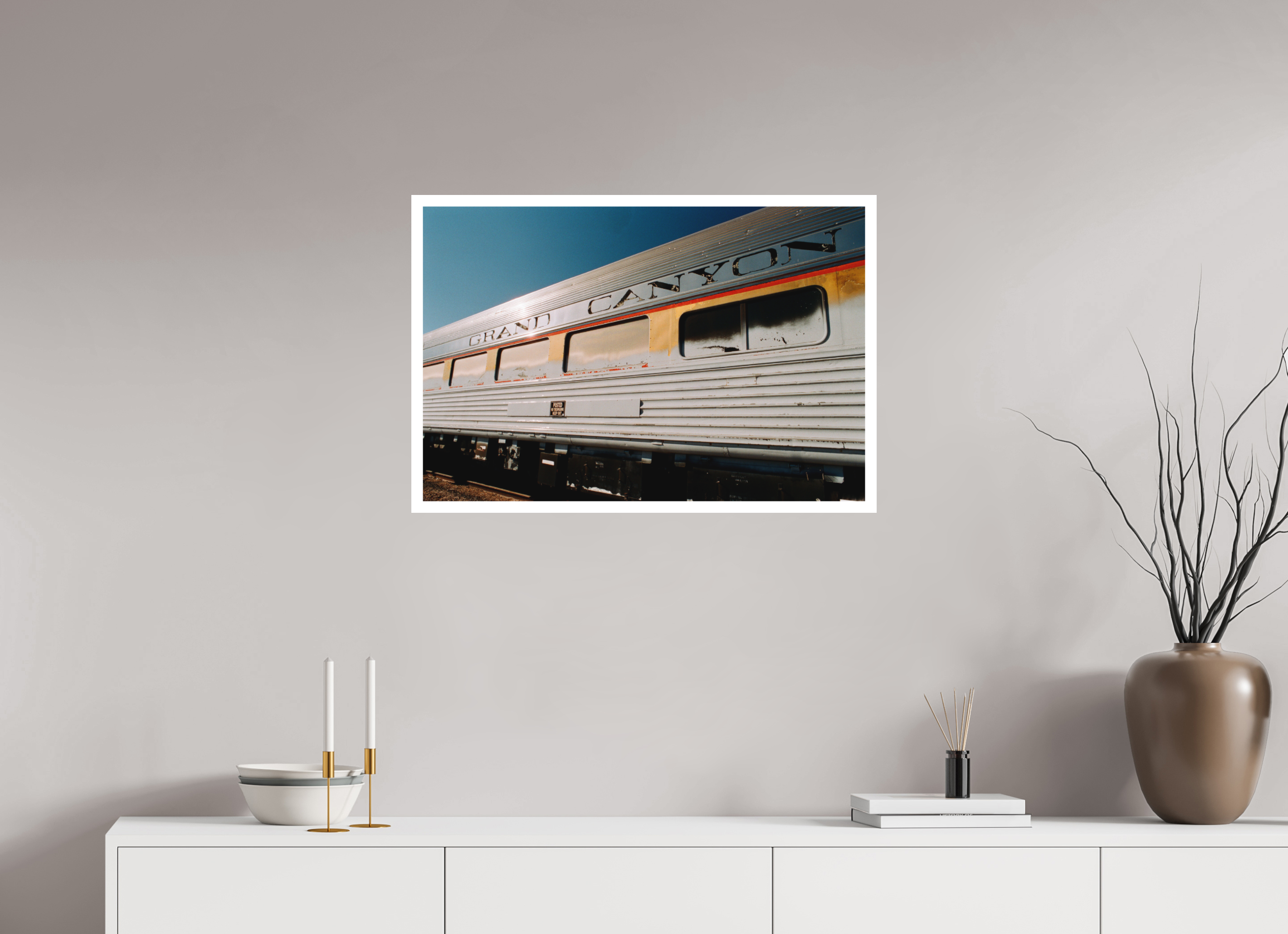 30 x 20″, Hahnemuhle Ultra-Smooth Trains Arizona Thirteen