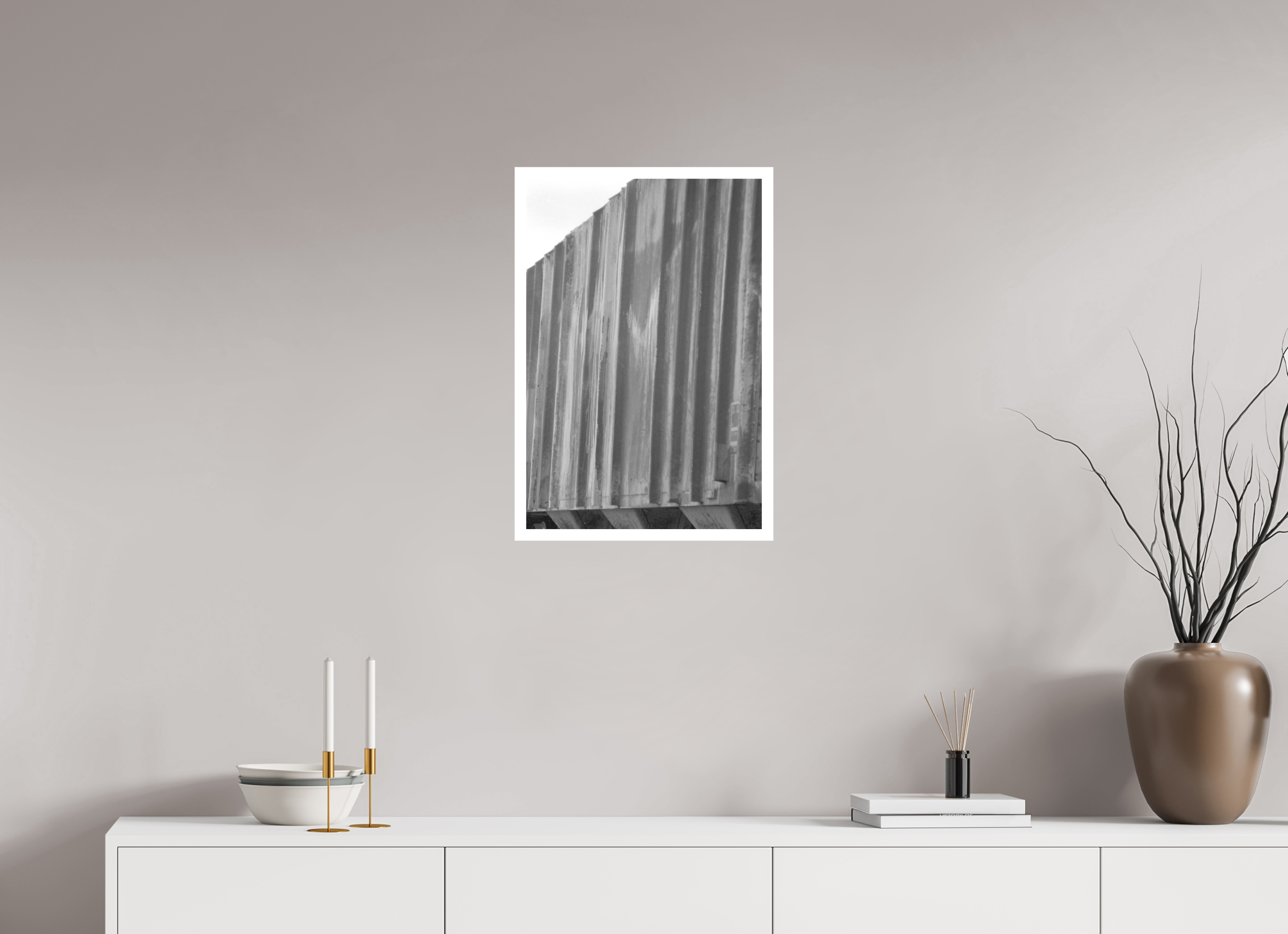 16 x 23.8″, Hahnemuhle Ultra Smooth Paper Abstract Trains Photo Masterprint #3