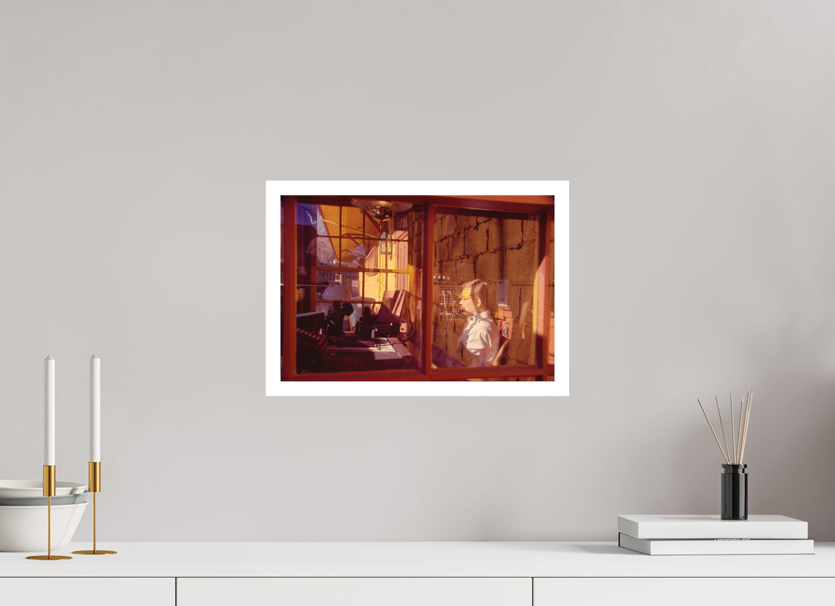 14.7 x 10″, Hahnemuhle Ultra-Smooth Trains One