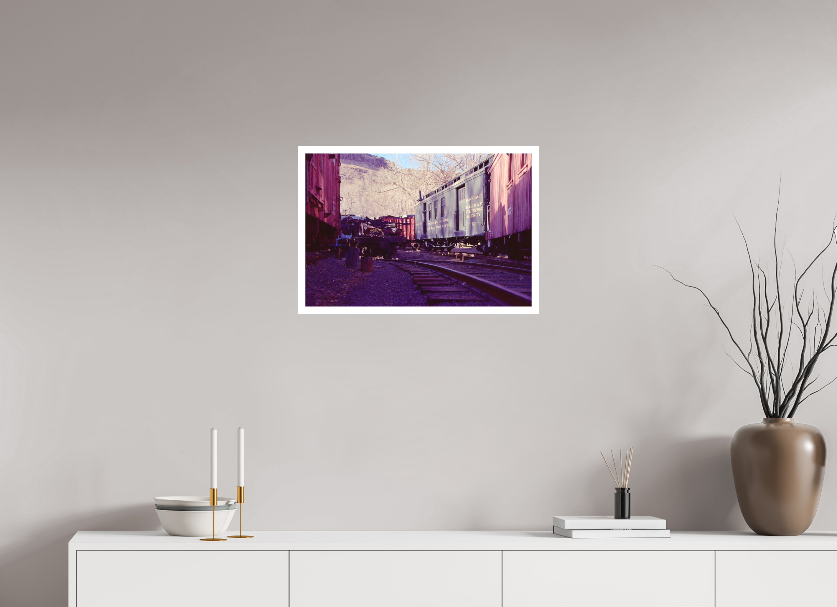 23.6 x 16″, Hahnemuhle Ultra Smooth Paper Colorado Trains Photo Master-print #4