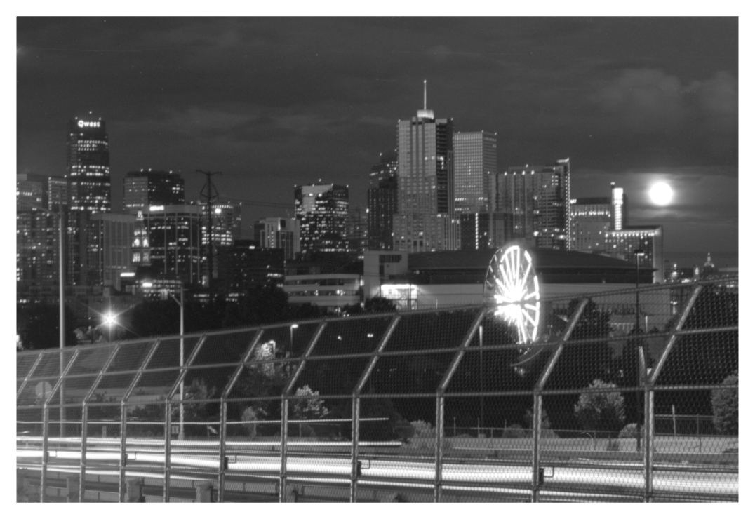 Main image City Full Moon Photo Master-print #2