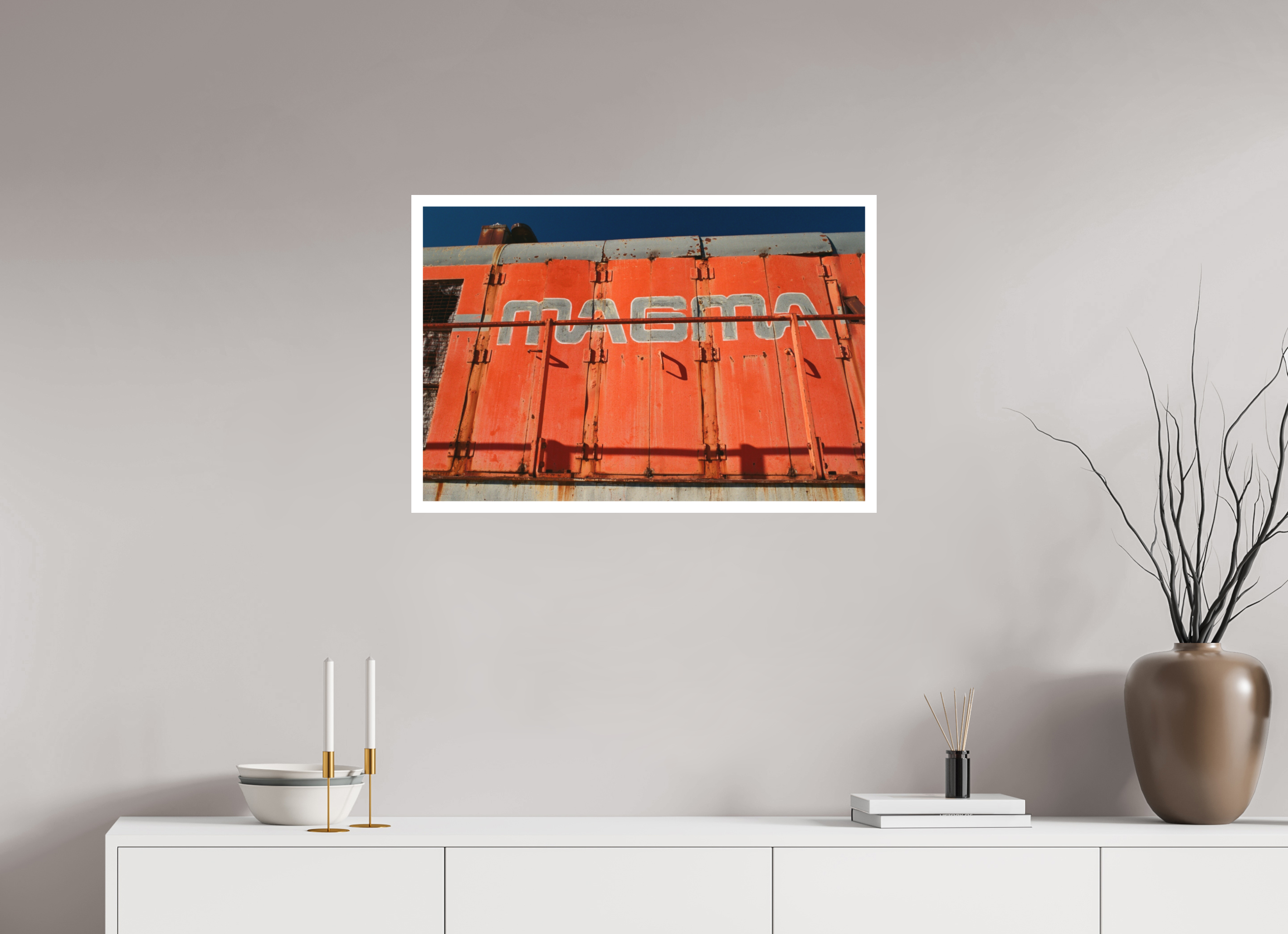 30 x 20″, Hahnemuhle Ultra-Smooth Trains Arizona Nine