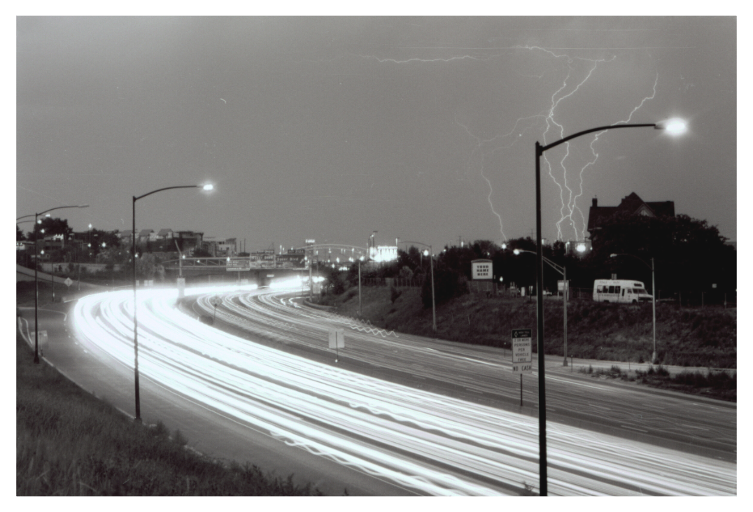 Main image Black & White Lightning Photo Master-print #2