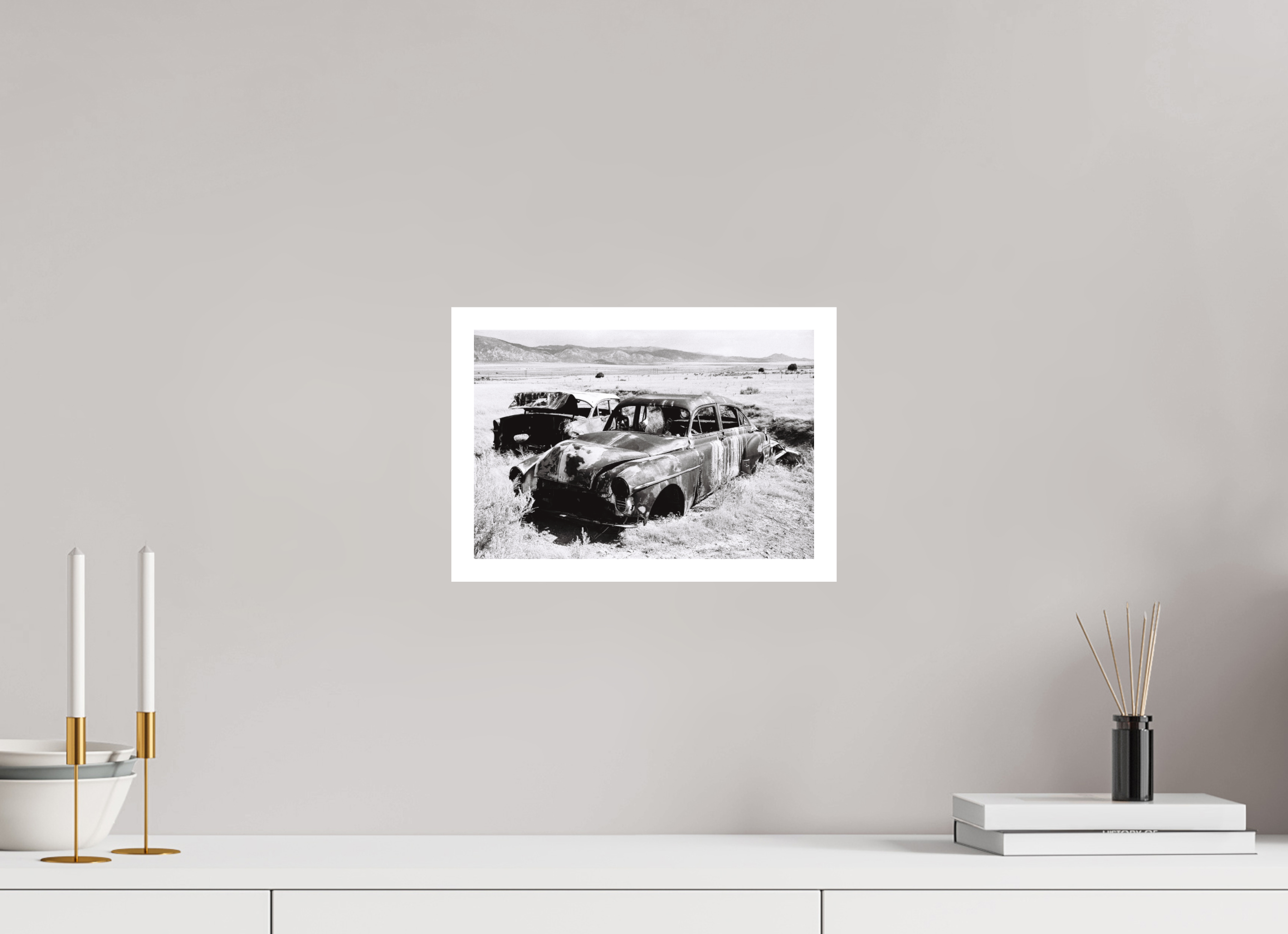 11.9 x 8″, Hahnemuhle Ultra-Smooth Erosion Car One