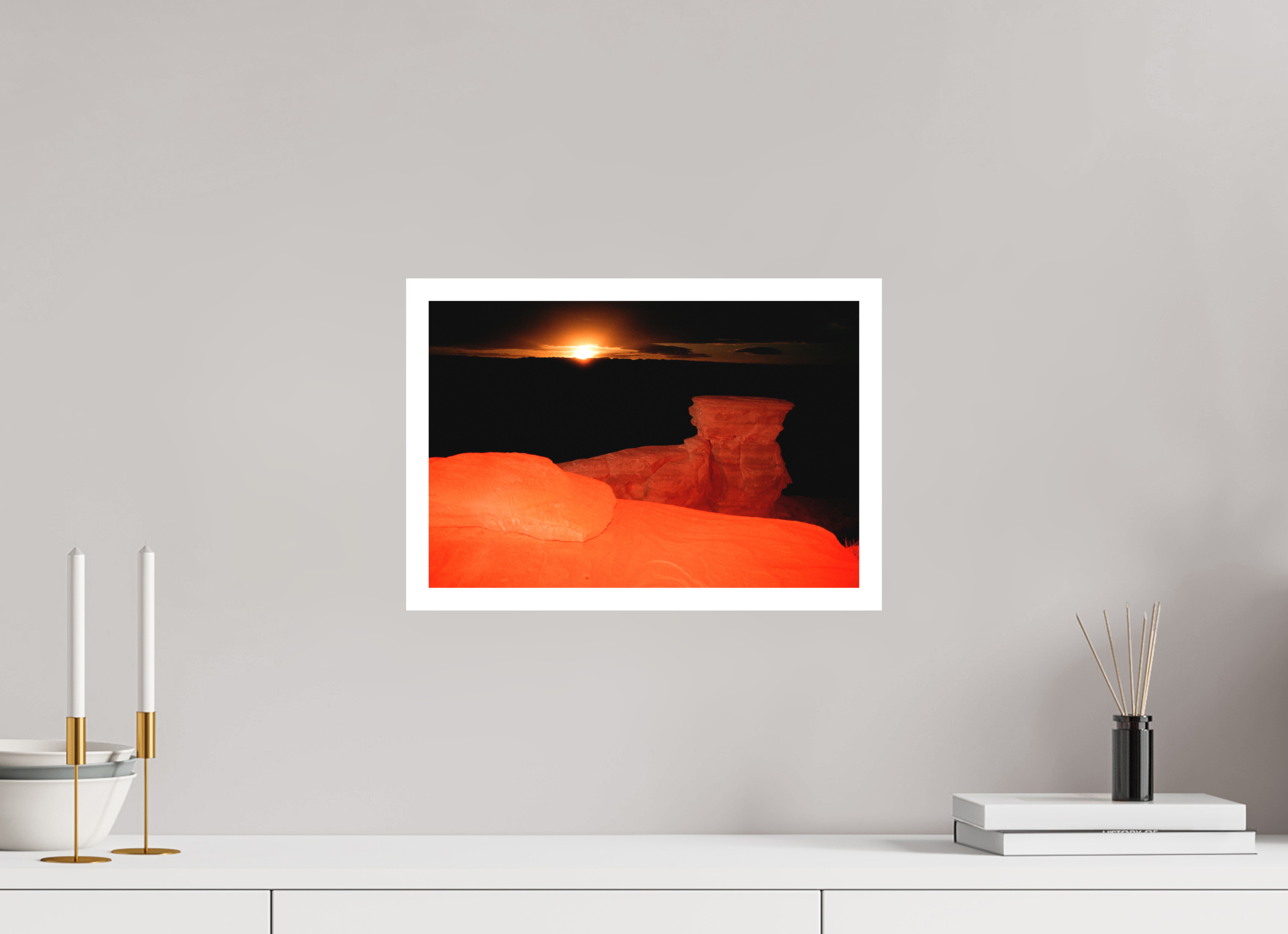 15 x 10″, Hahnemuhle Ultra-Smooth Full Moon Utah Salt Wash Five