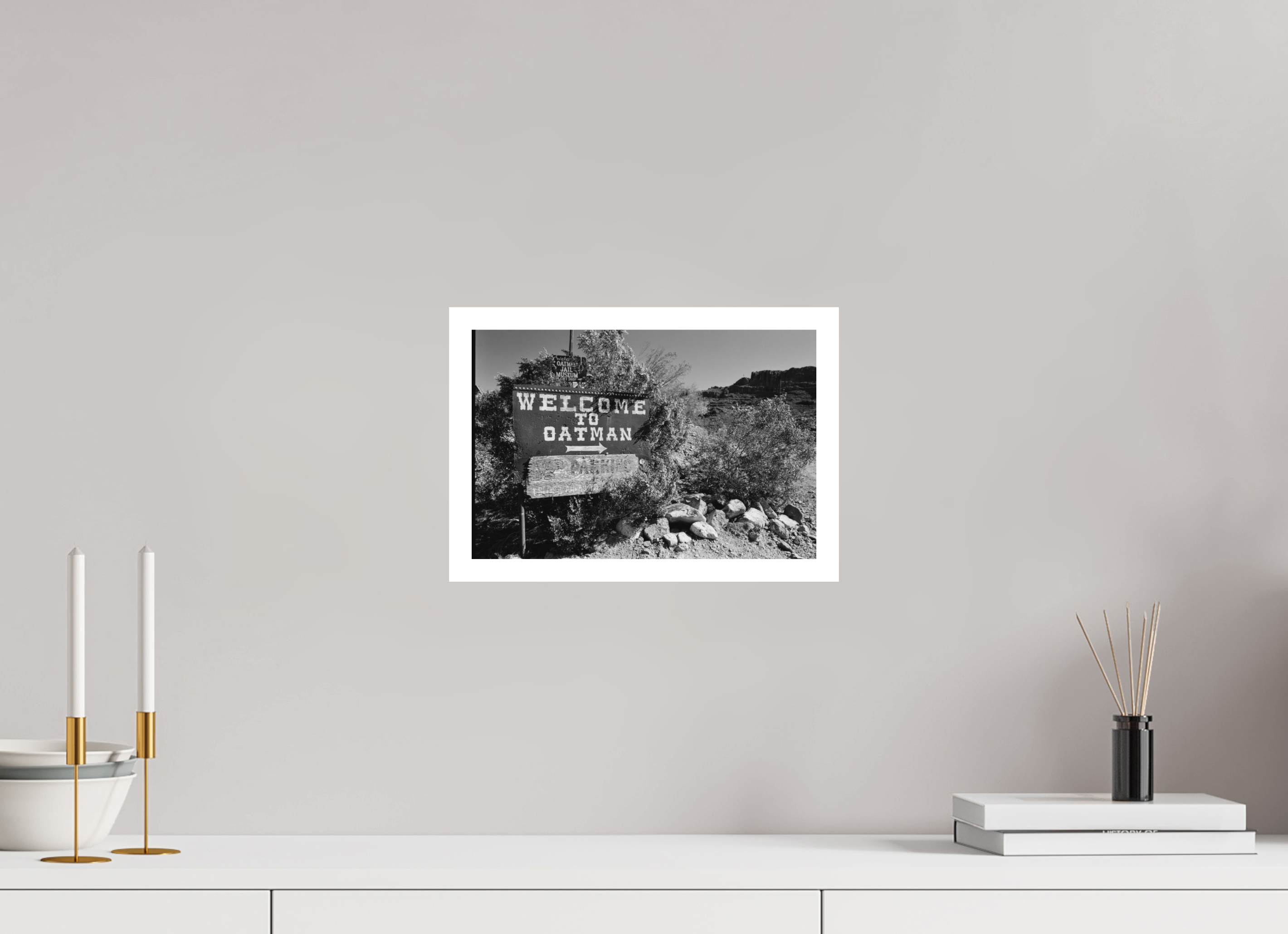 12 x 8″, Hahnemuhle Ultra-Smooth Oatman Arizona One