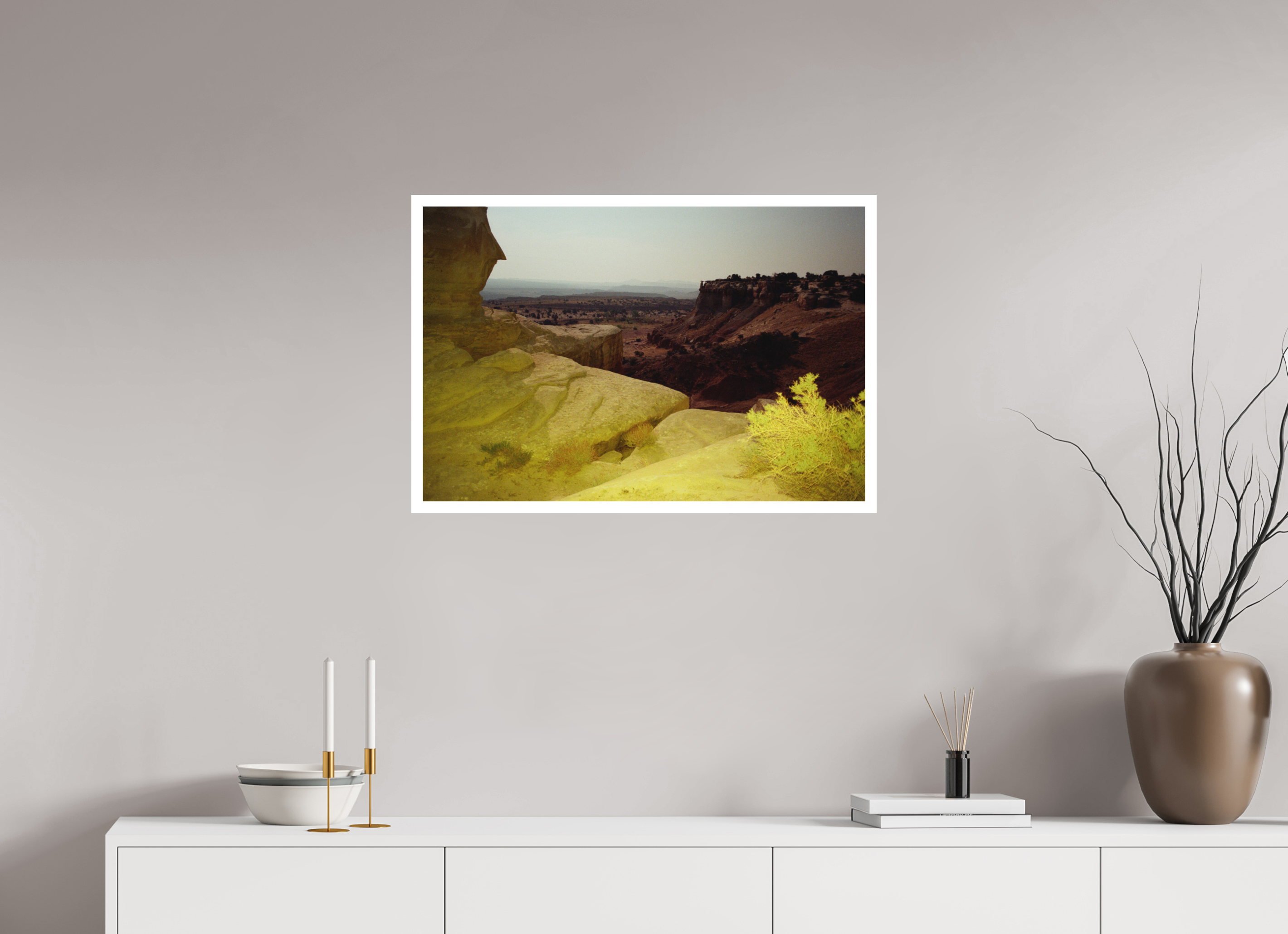 30 x 20″, Hahnemuhle Ultra-Smooth Full Moon Utah Salt Wash Six