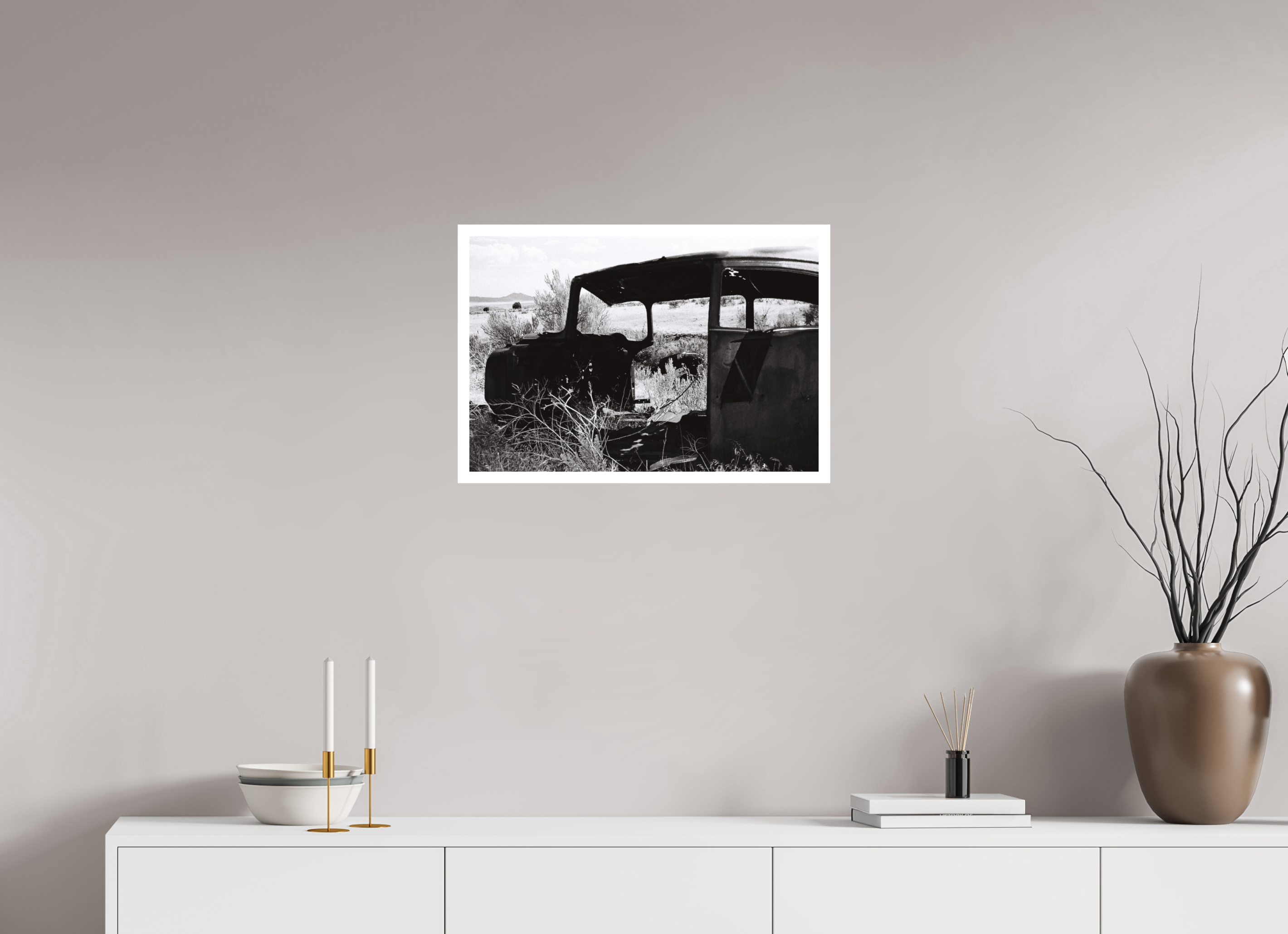 23.7 x 16″, Hahnemuhle Ultra-Smooth Erosion Car Three