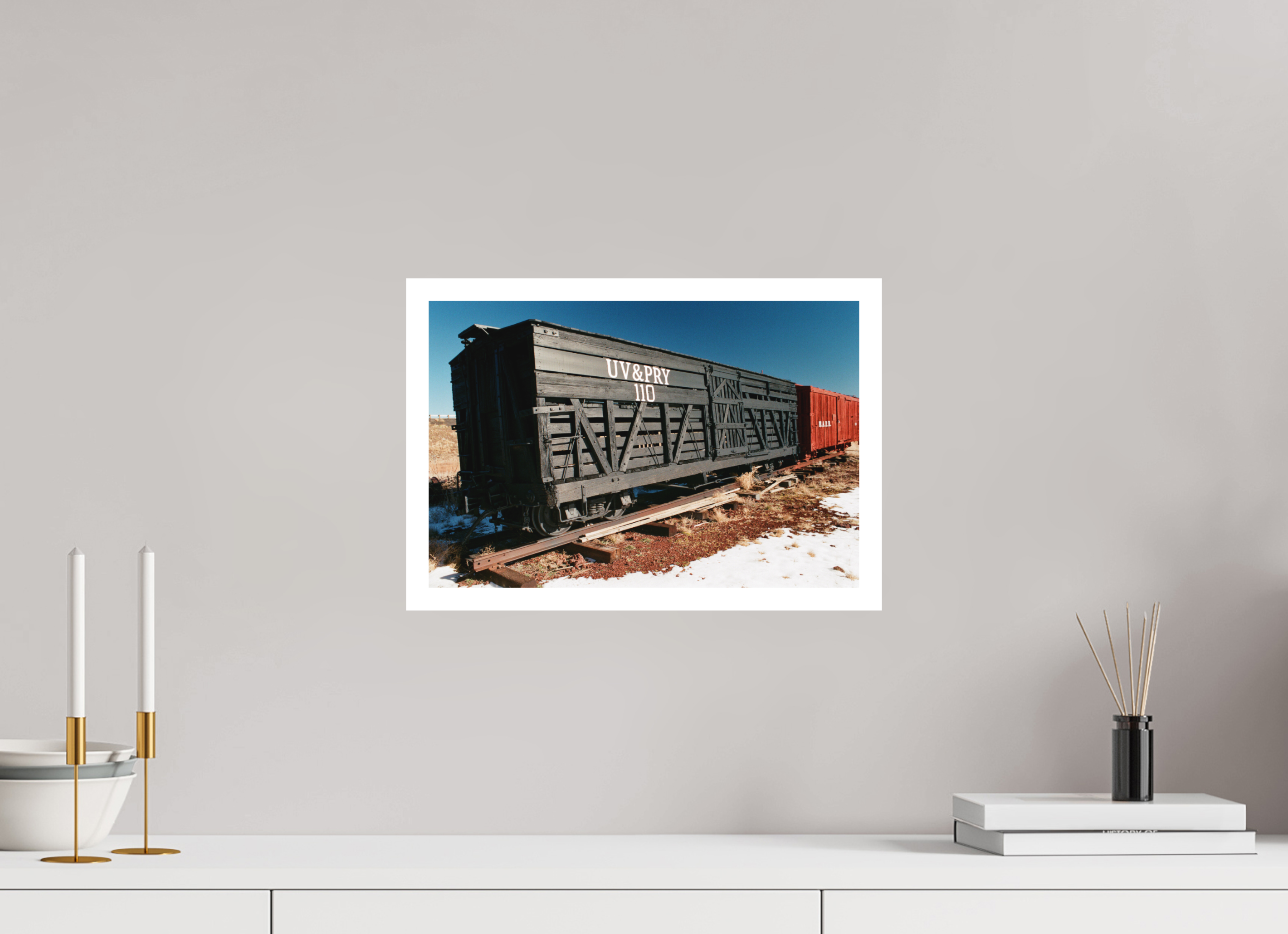 15 x 10″, Hahnemuhle Ultra-Smooth Trains Arizona Six