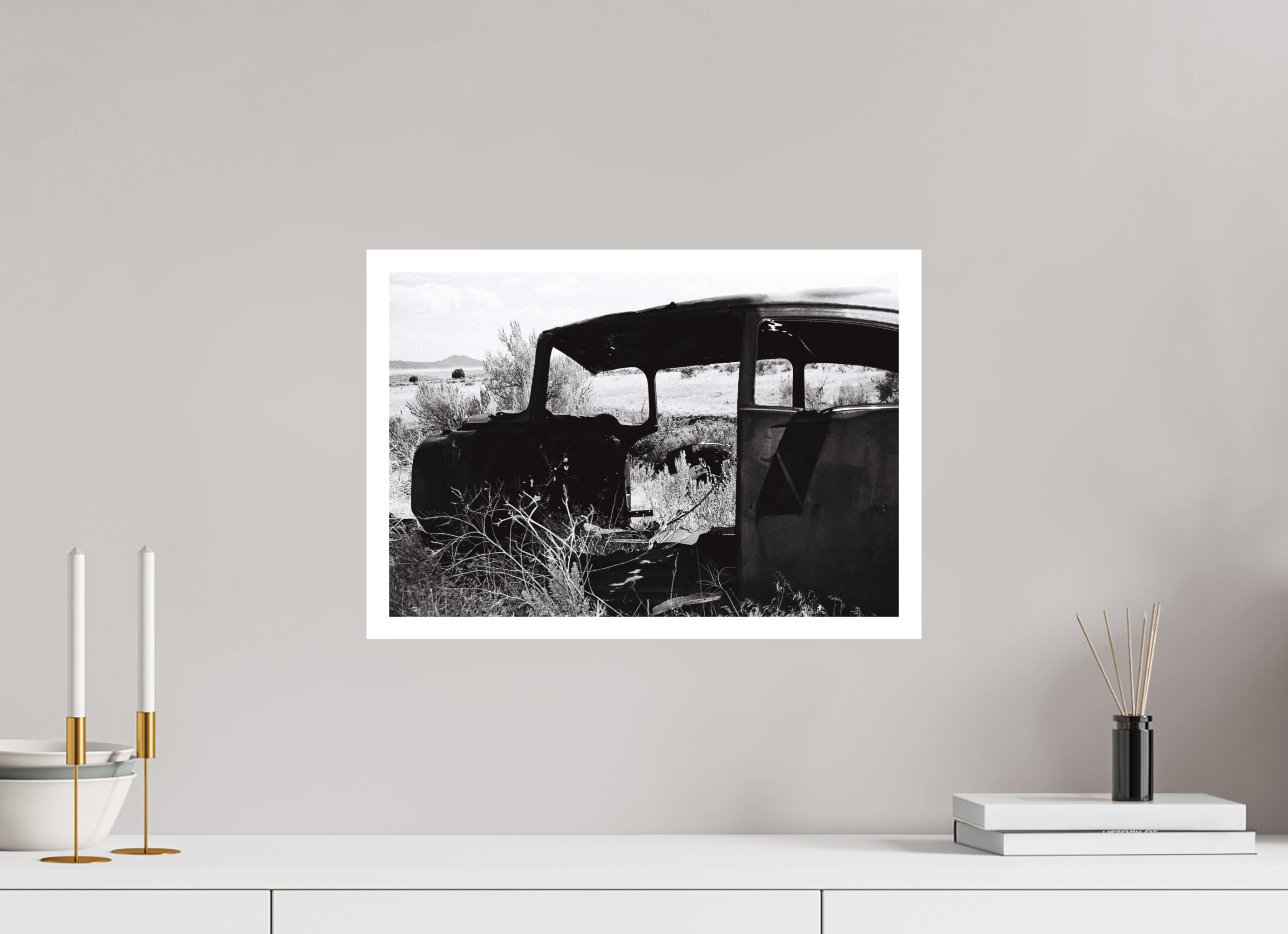 17.8 x 12″, Hahnemuhle Ultra-Smooth Erosion Car Three