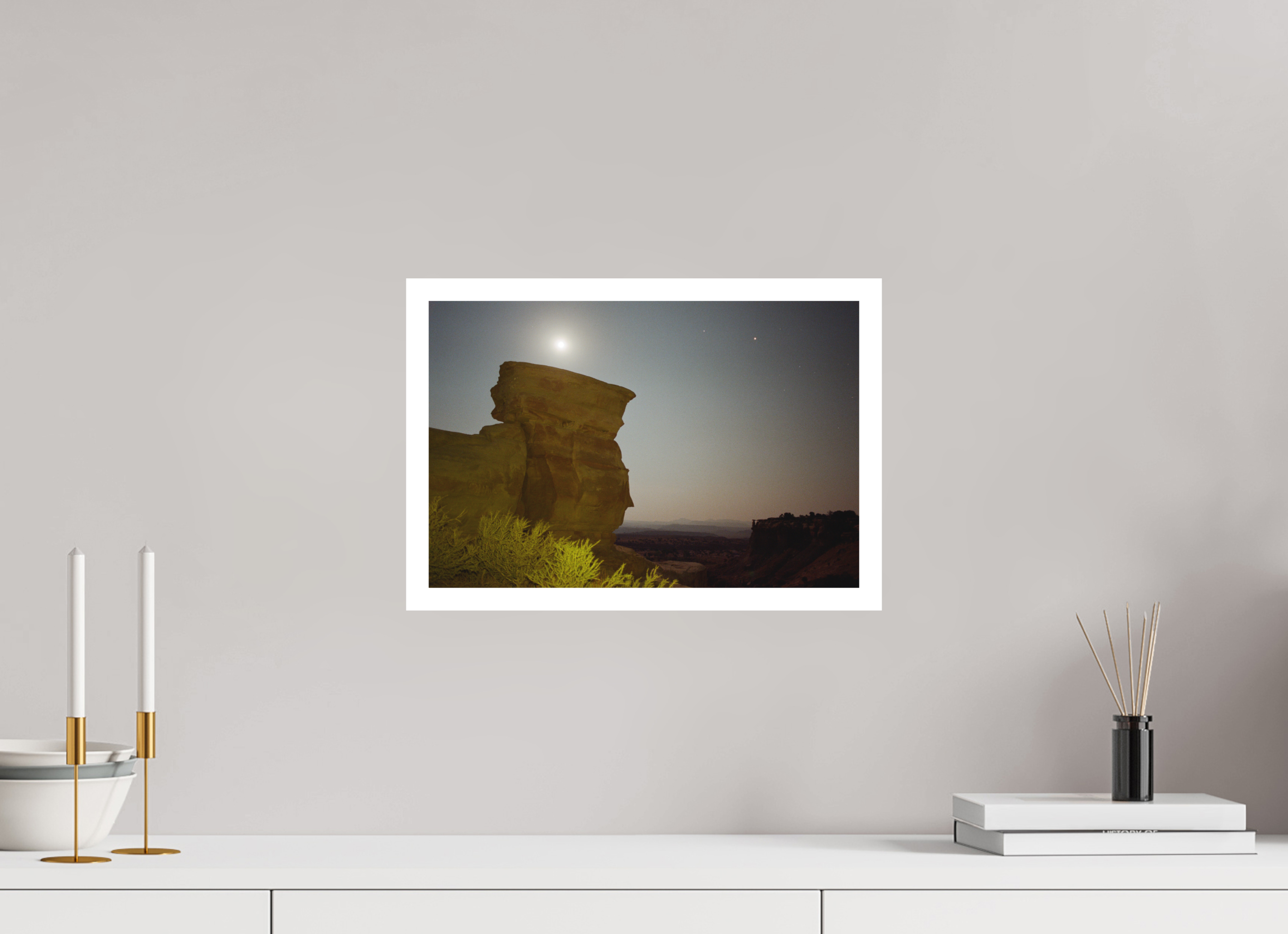 15 x 10″, Hahnemuhle Ultra-Smooth Full Moon Utah Salt Wash Three