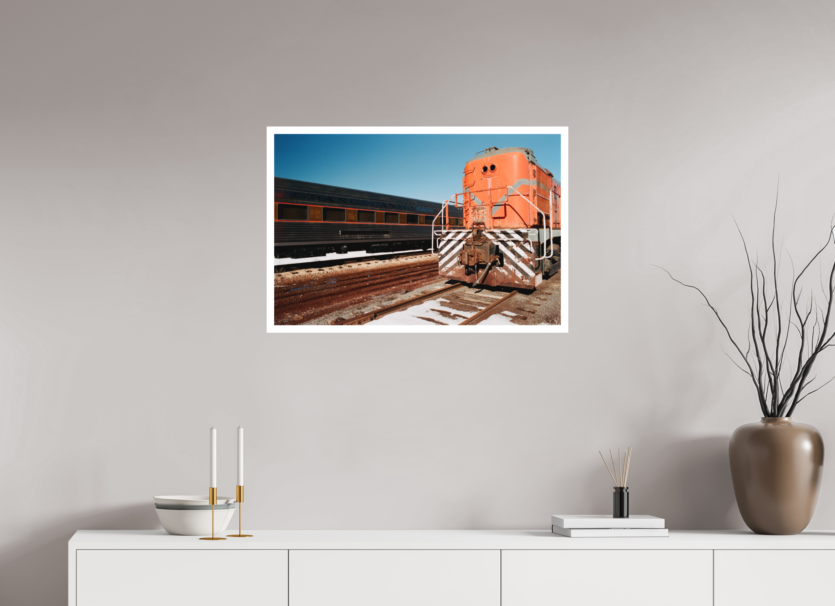 30 x 20″, Hahnemuhle Ultra-Smooth Trains Arizona Eleven