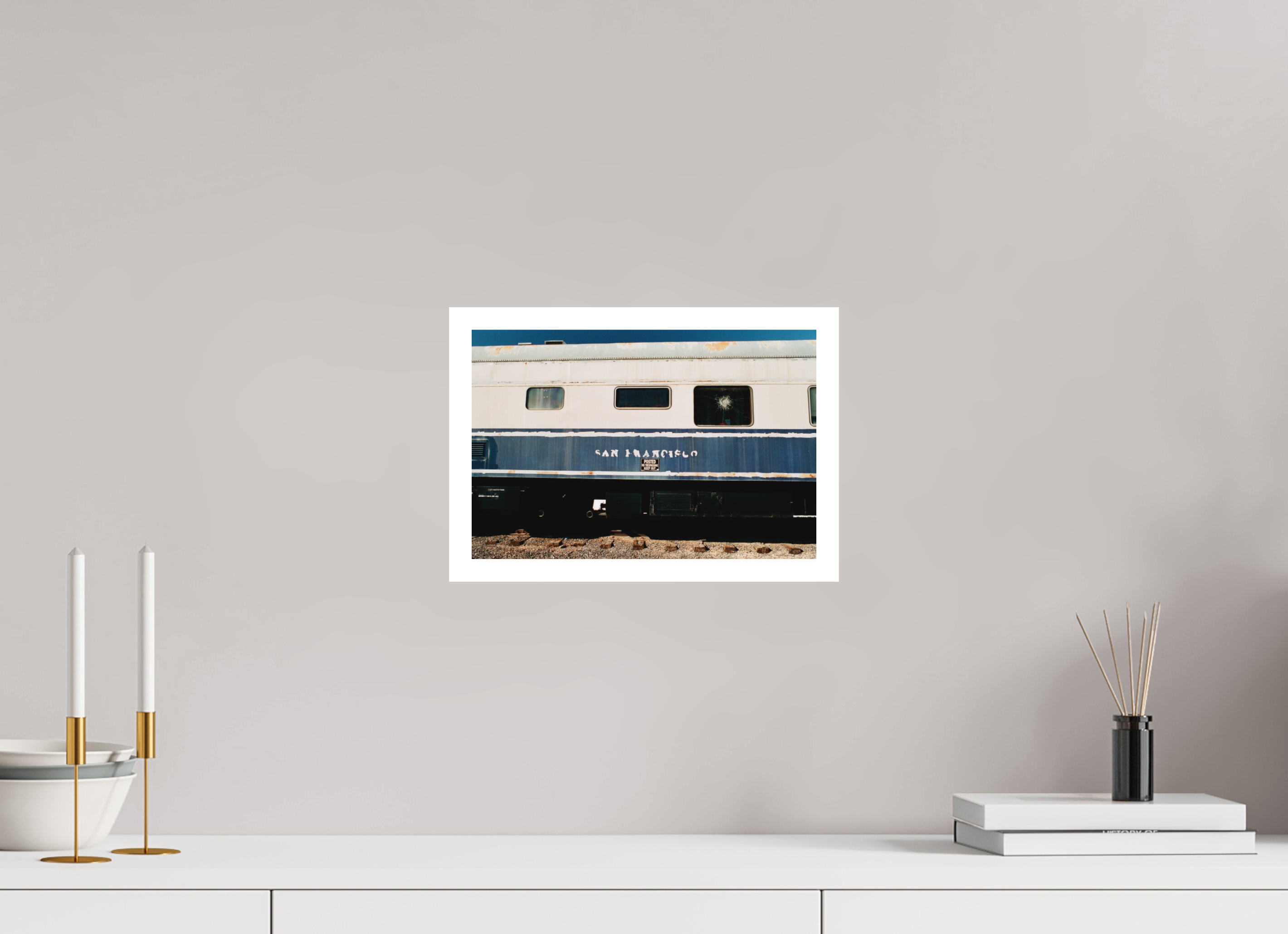 12 x 8″, Hahnemuhle Ultra-Smooth Paper Trains Arizona Fourteen
