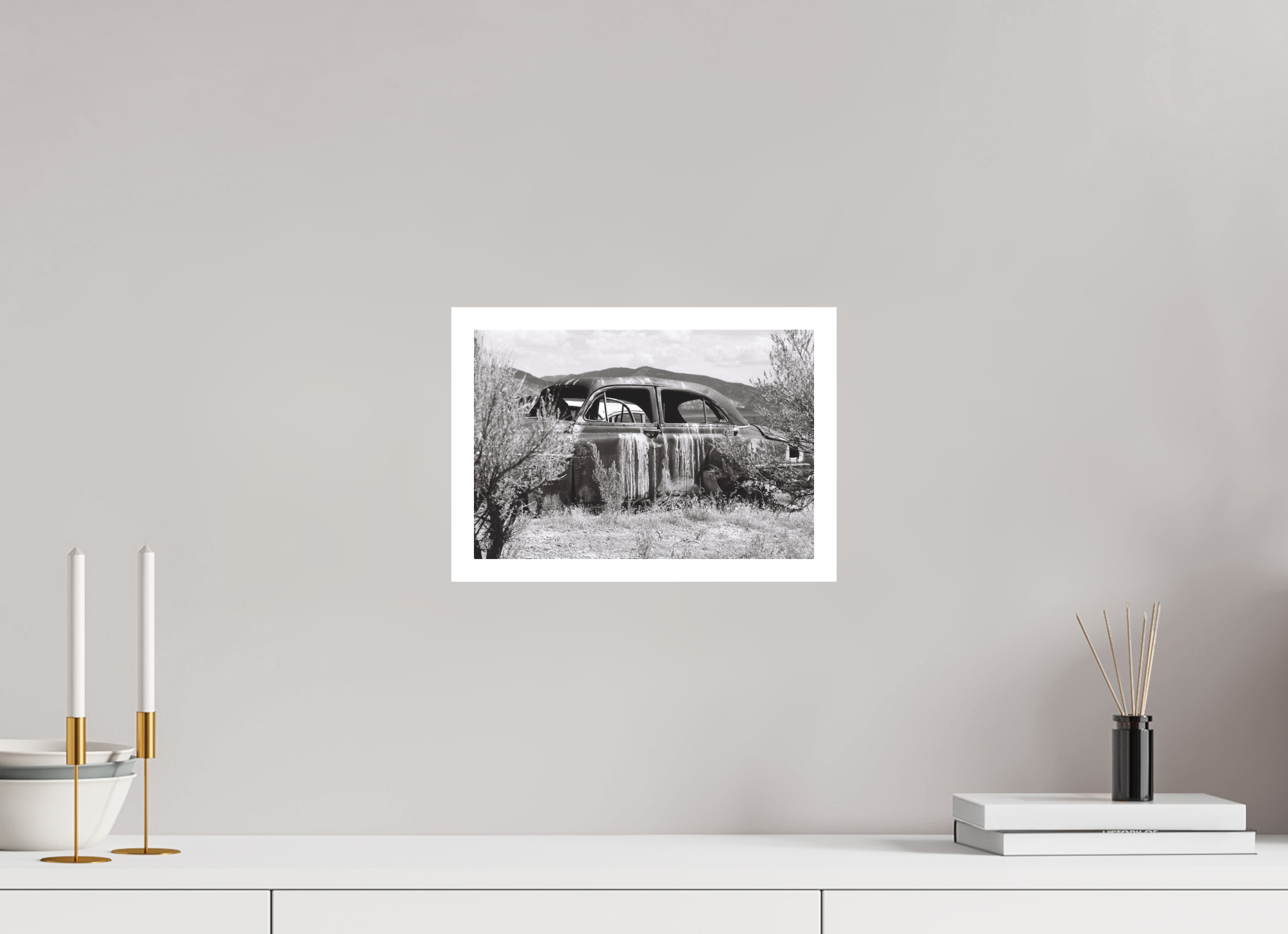 11.9 x 8″, Hahnemuhle Ultra-Smooth Paper Erosion Car Photo Master-print #5