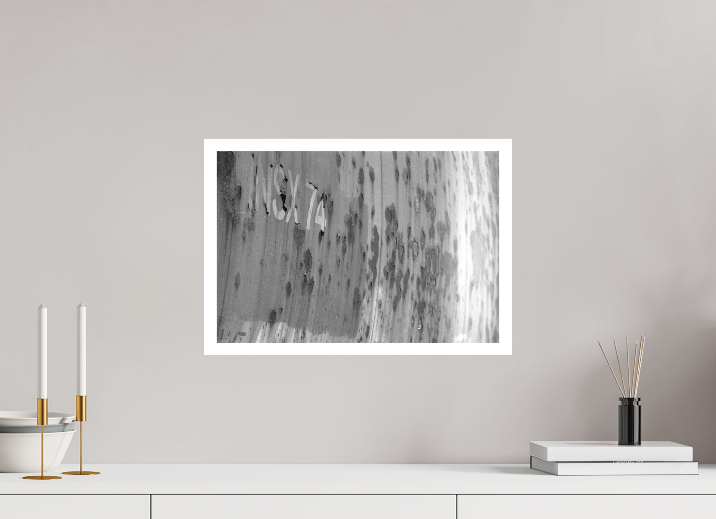 17.7 x 12″, Hahnemuhle Ultra-Smooth Abstract Trains Six