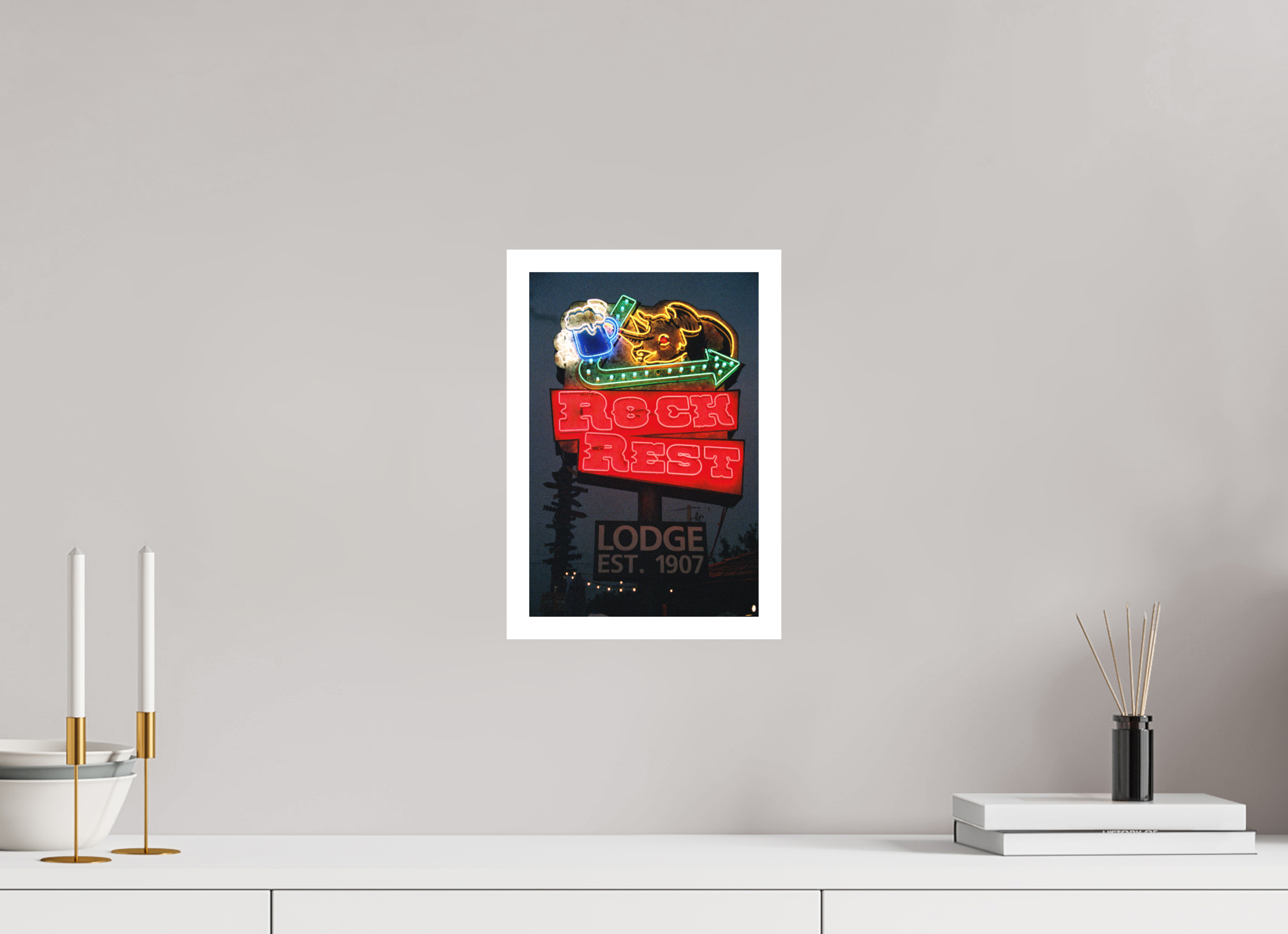 8 x 12″, Hahnemuhle Ultra-Smooth Rock Rest Lodge