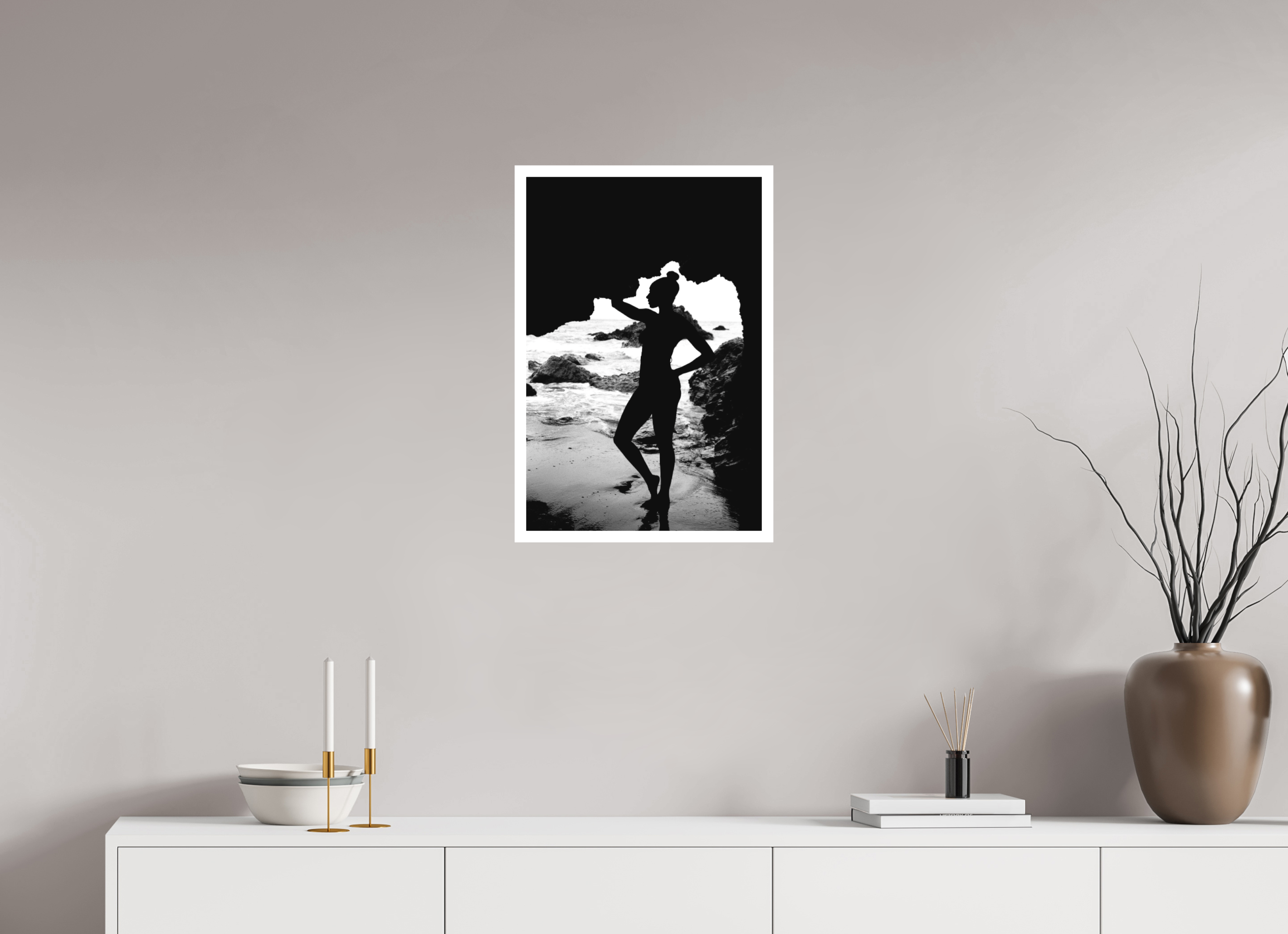 16 x 24″, Hahnemuhle Ultra-Smooth Leo Carrillo State Beach Two