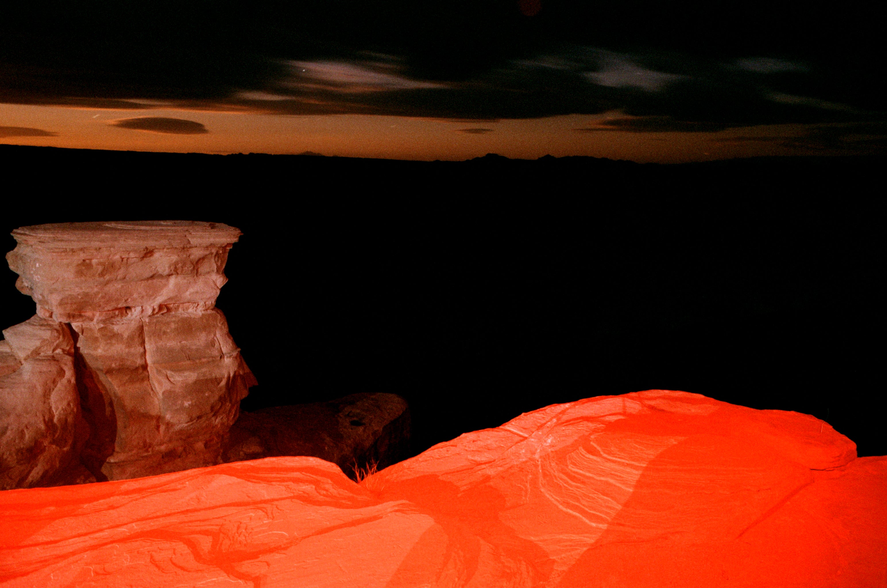 Full Moon at the remote Utah Salt Wash Photo Master-print #4