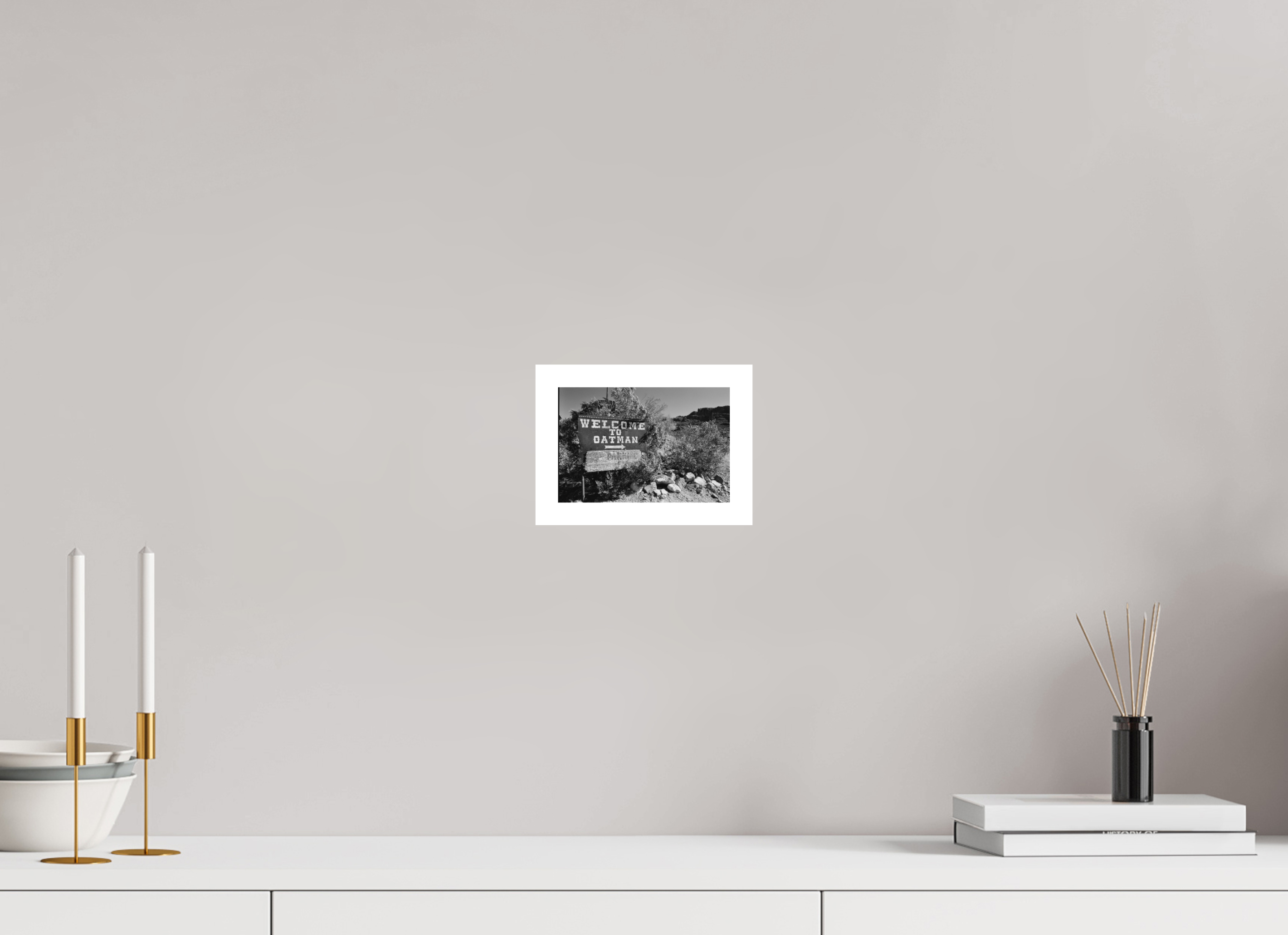 6 x 4″, Hahnemuhle Ultra-Smooth Paper Oatman Arizona Photo Master-print #1