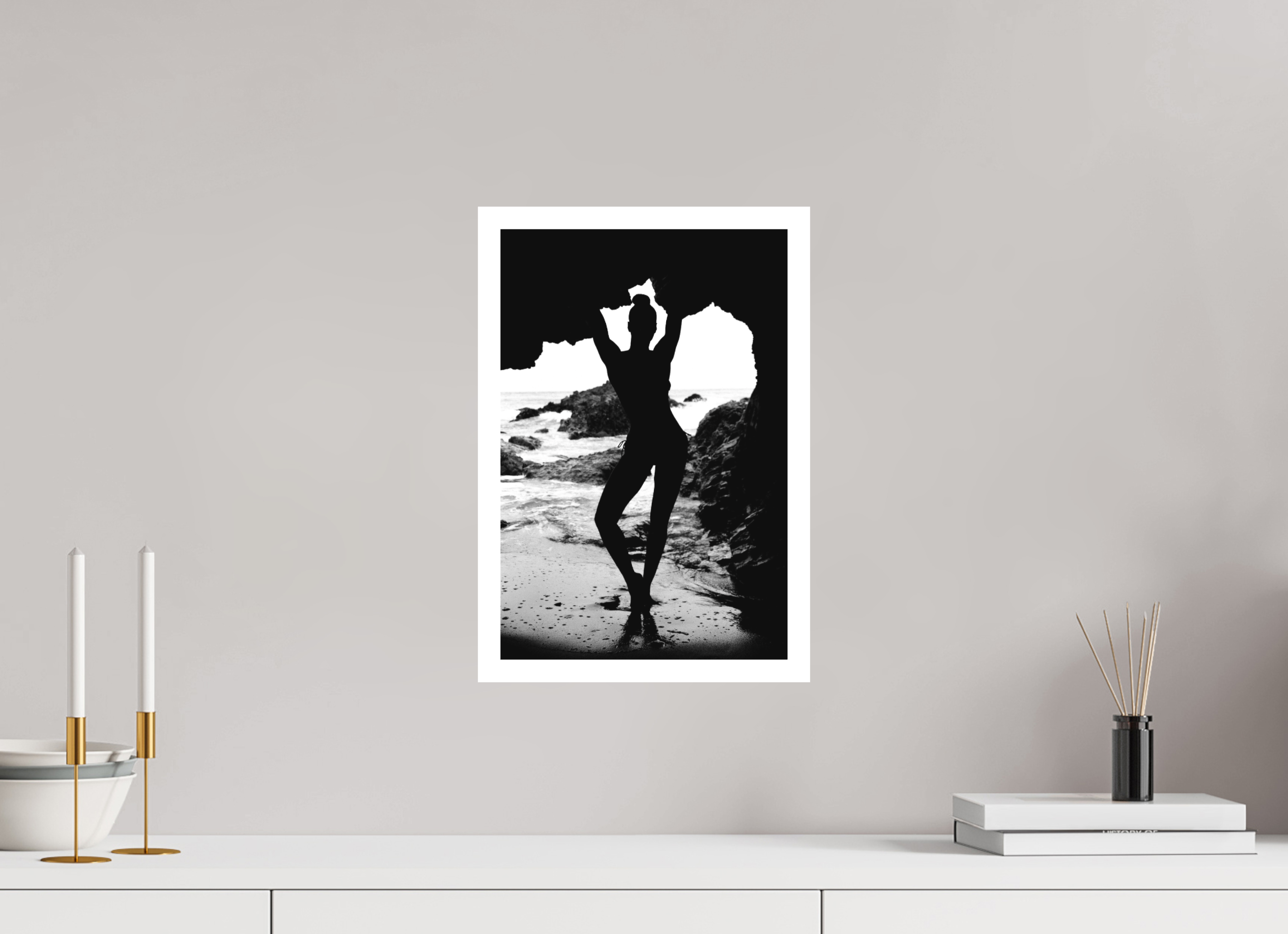 10 x 15″, Hahnemuhle Ultra-Smooth Leo Carrillo State Beach One