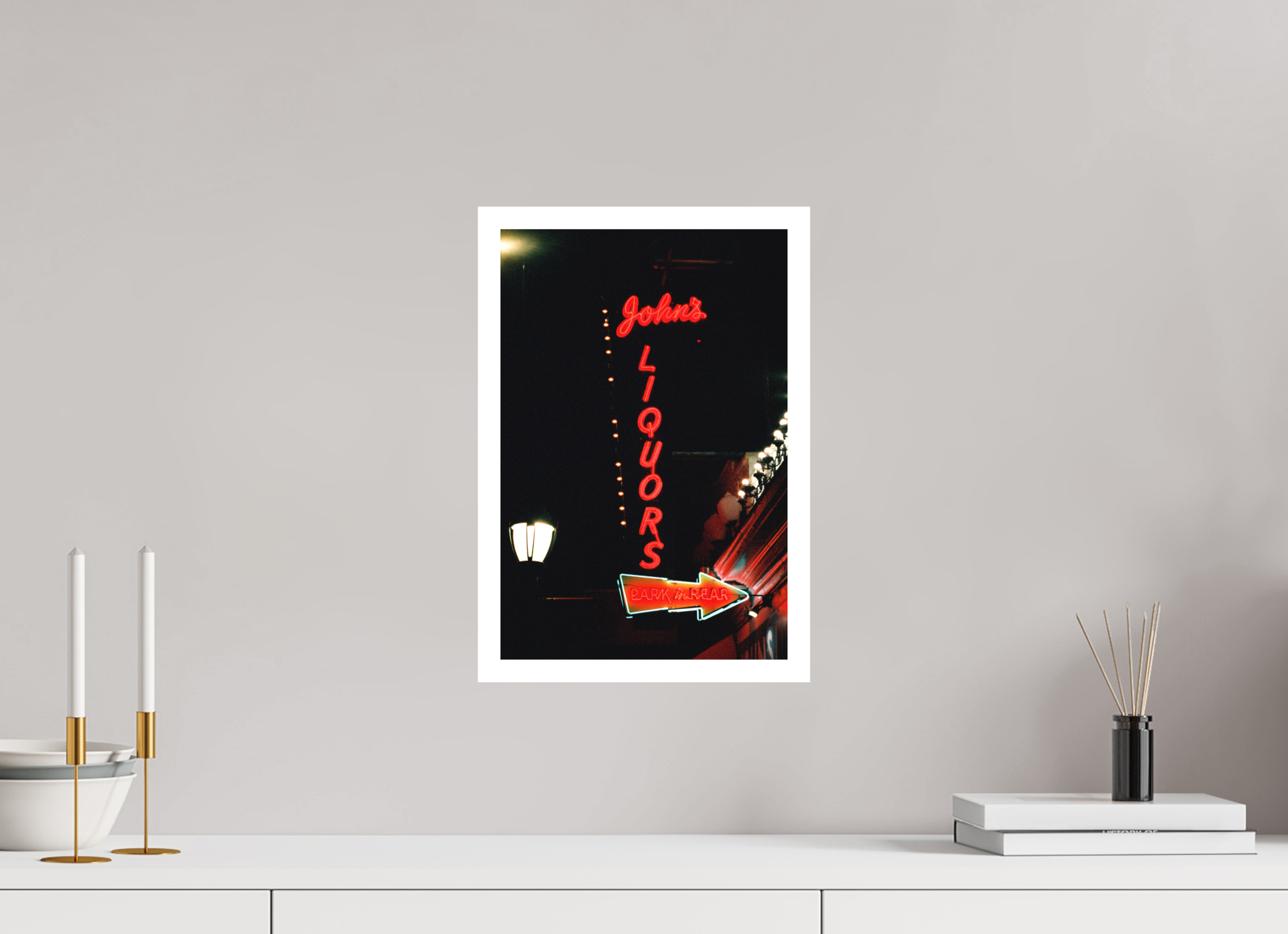 10 x 15″, Hahnemuhle Ultra-Smooth Johns Liquors