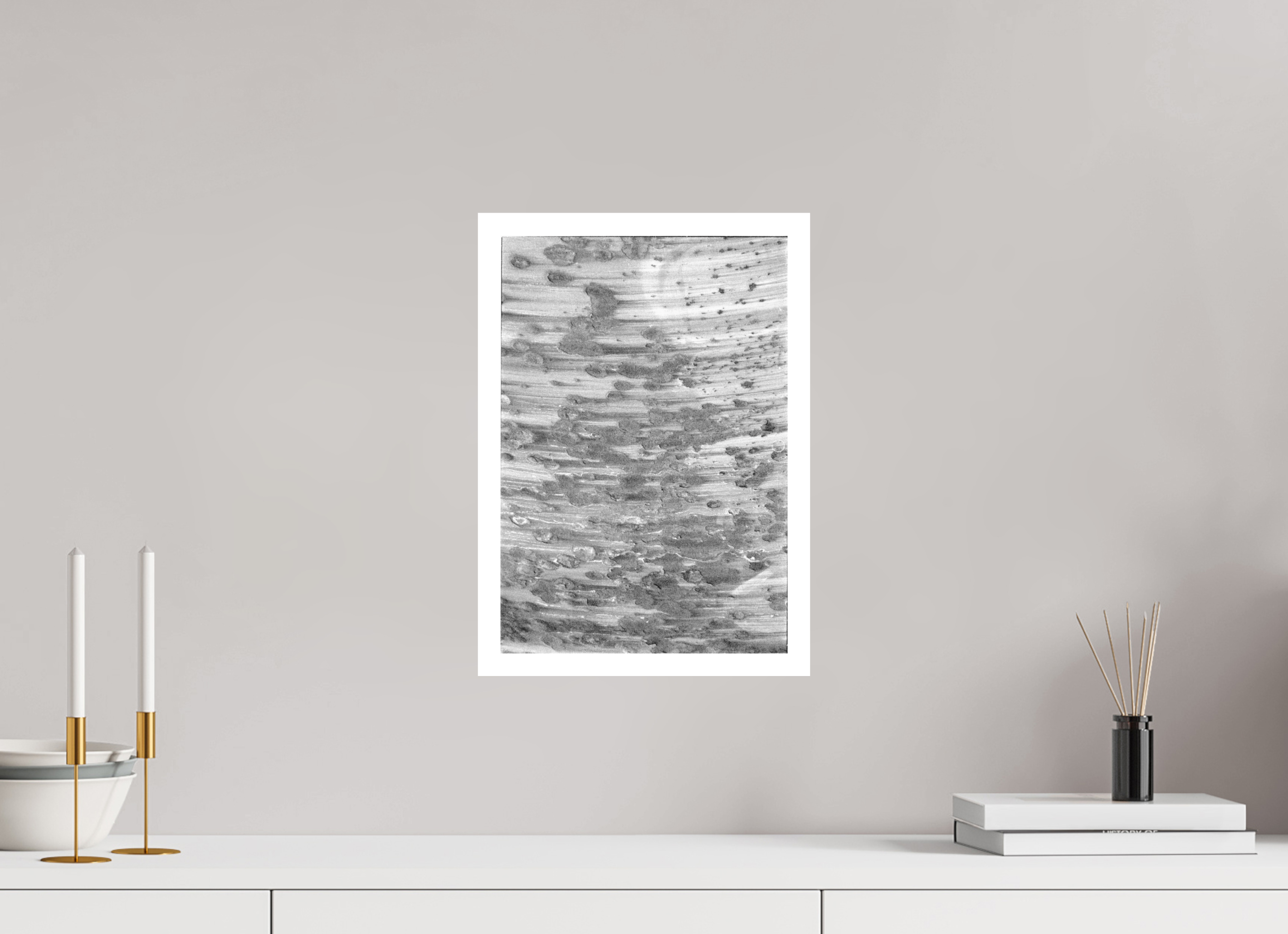 10 x 14.6″, Hahnemuhle Ultra-Smooth Abstract Trains Five