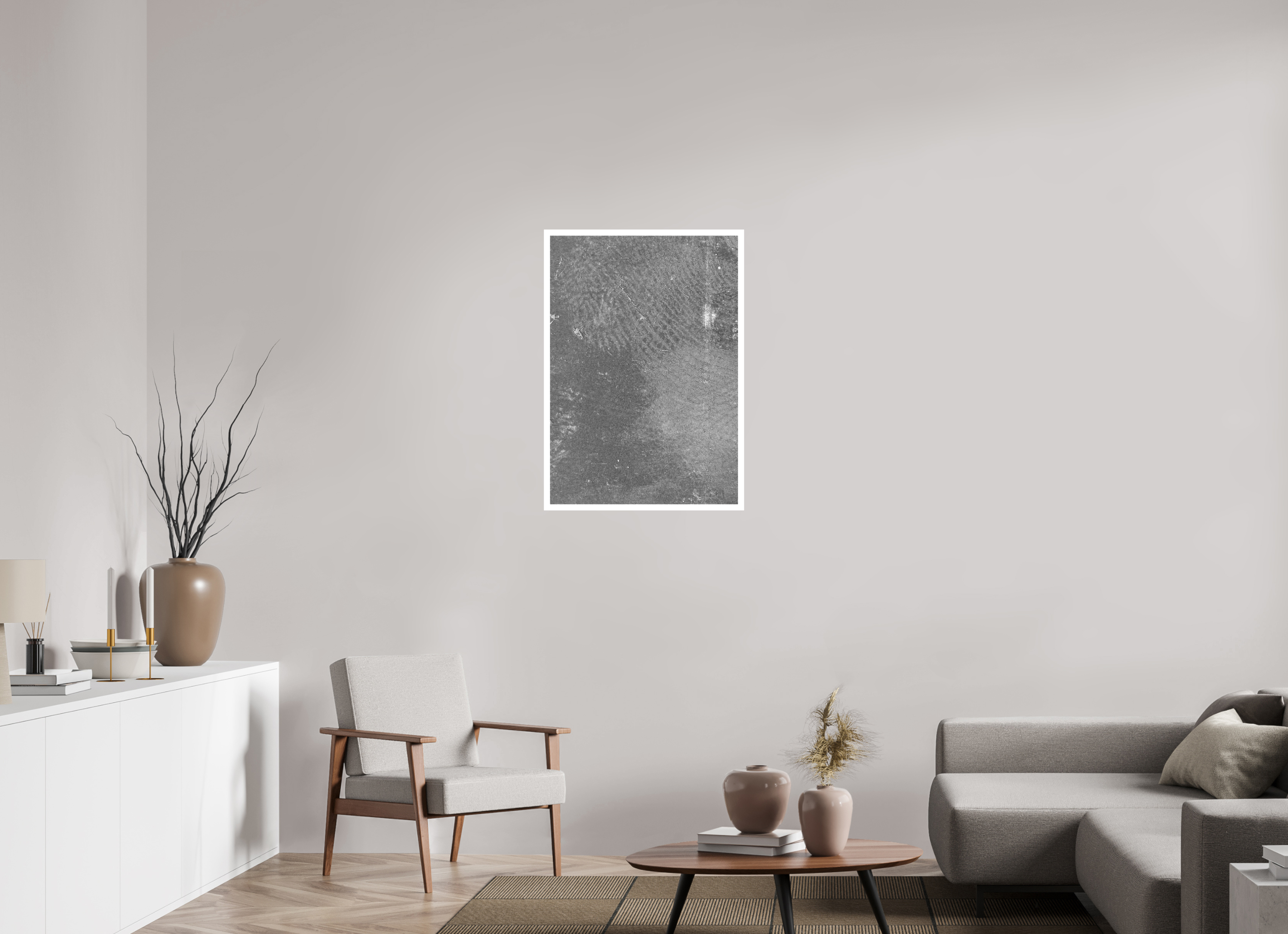 24 x 34.3″, Hahnemuhle Ultra Smooth Paper Abstract Film Fingerprint Photo Master-print