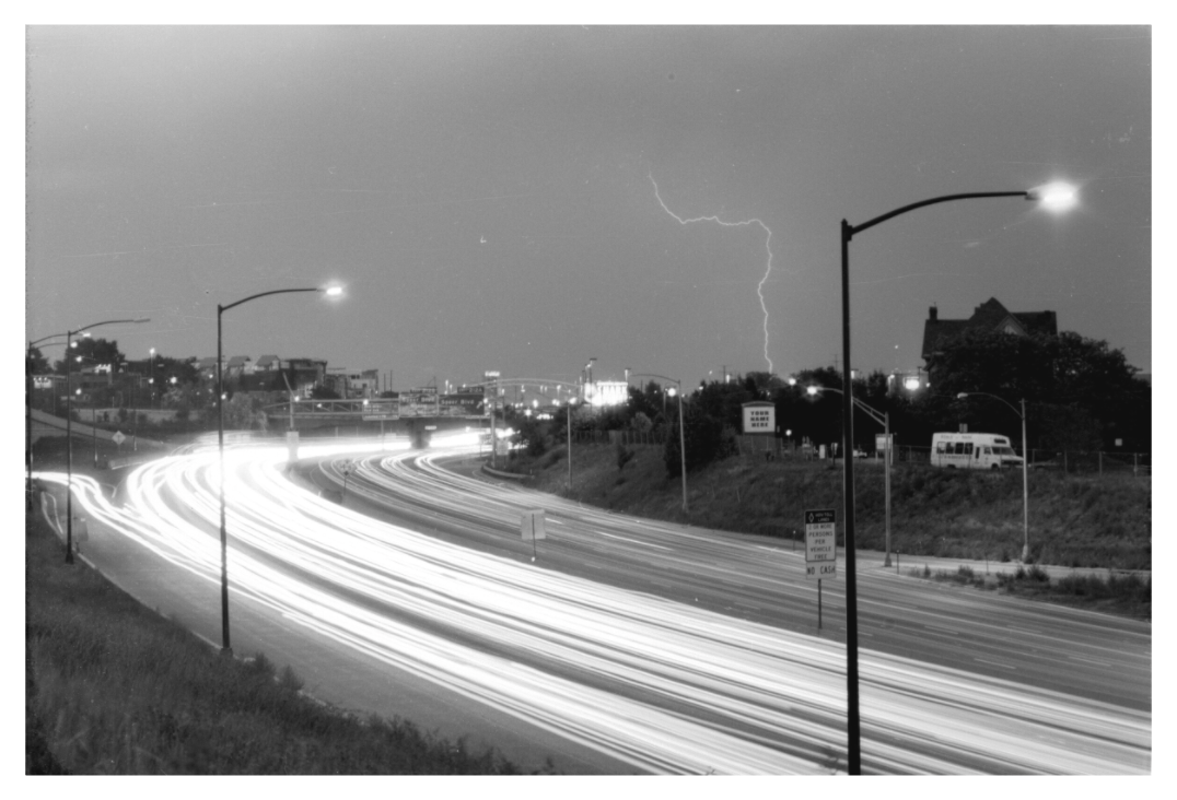 Main image Black & White Lightning Photo Master-print #1