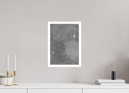 10 x 14.3″, Hahnemuhle Ultra Smooth Paper Abstract Film Fingerprint Photo Master-print
