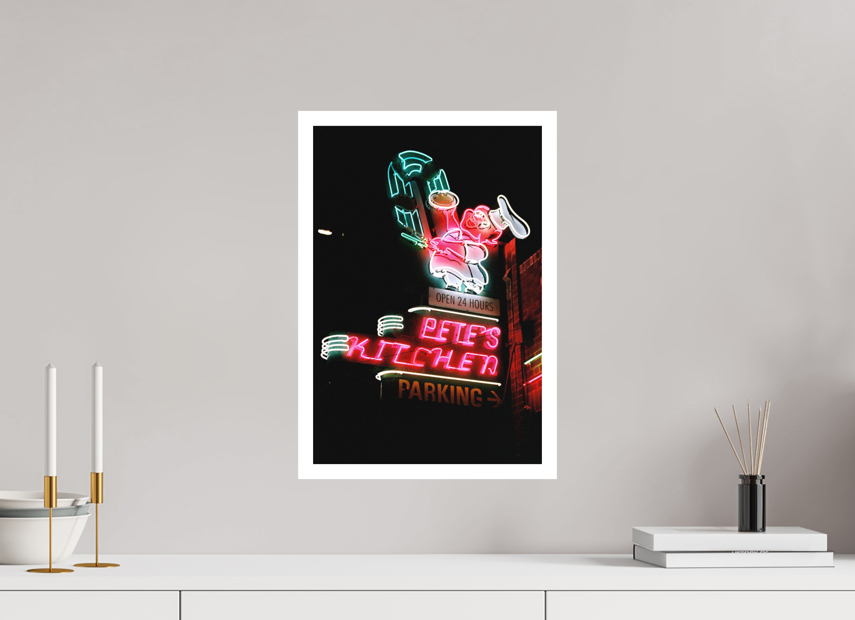 12 x 17.8″, Hahnemuhle Ultra-Smooth Petes Kitchen