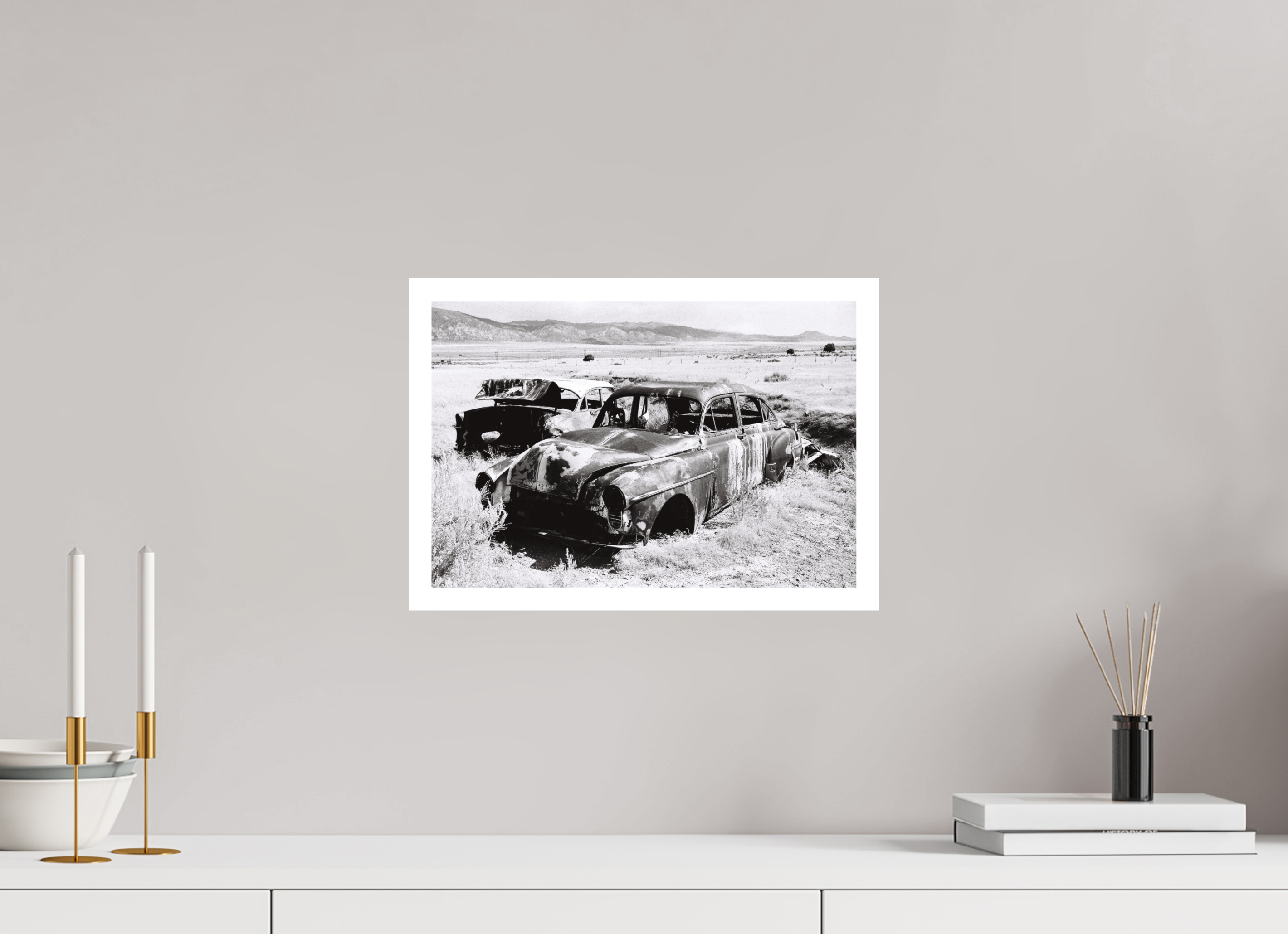 14.8 x 10″, Hahnemuhle Ultra-Smooth Erosion Car One