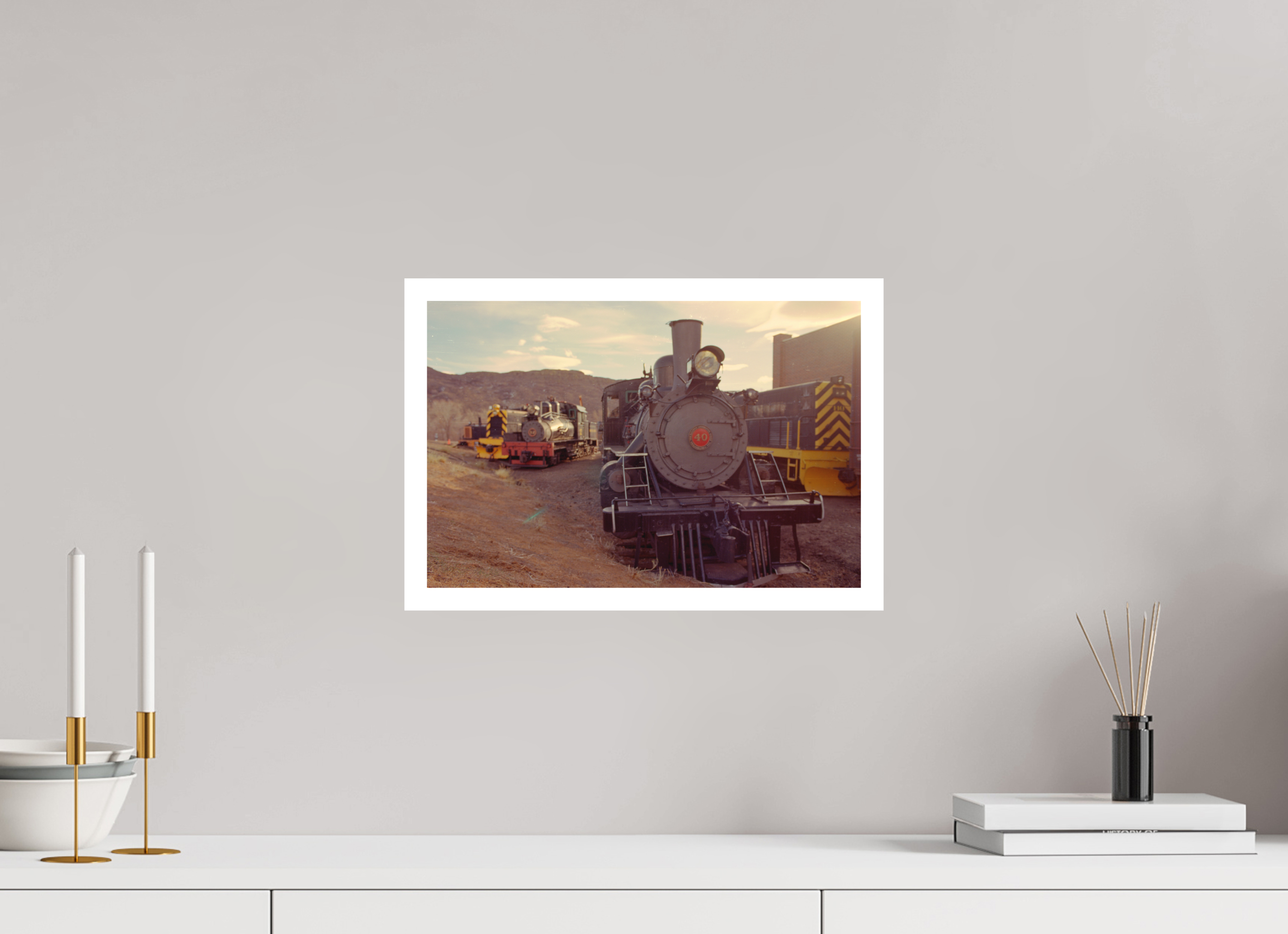 15.1 x 10″, Hahnemuhle Ultra-Smooth Trains Colorado Nine