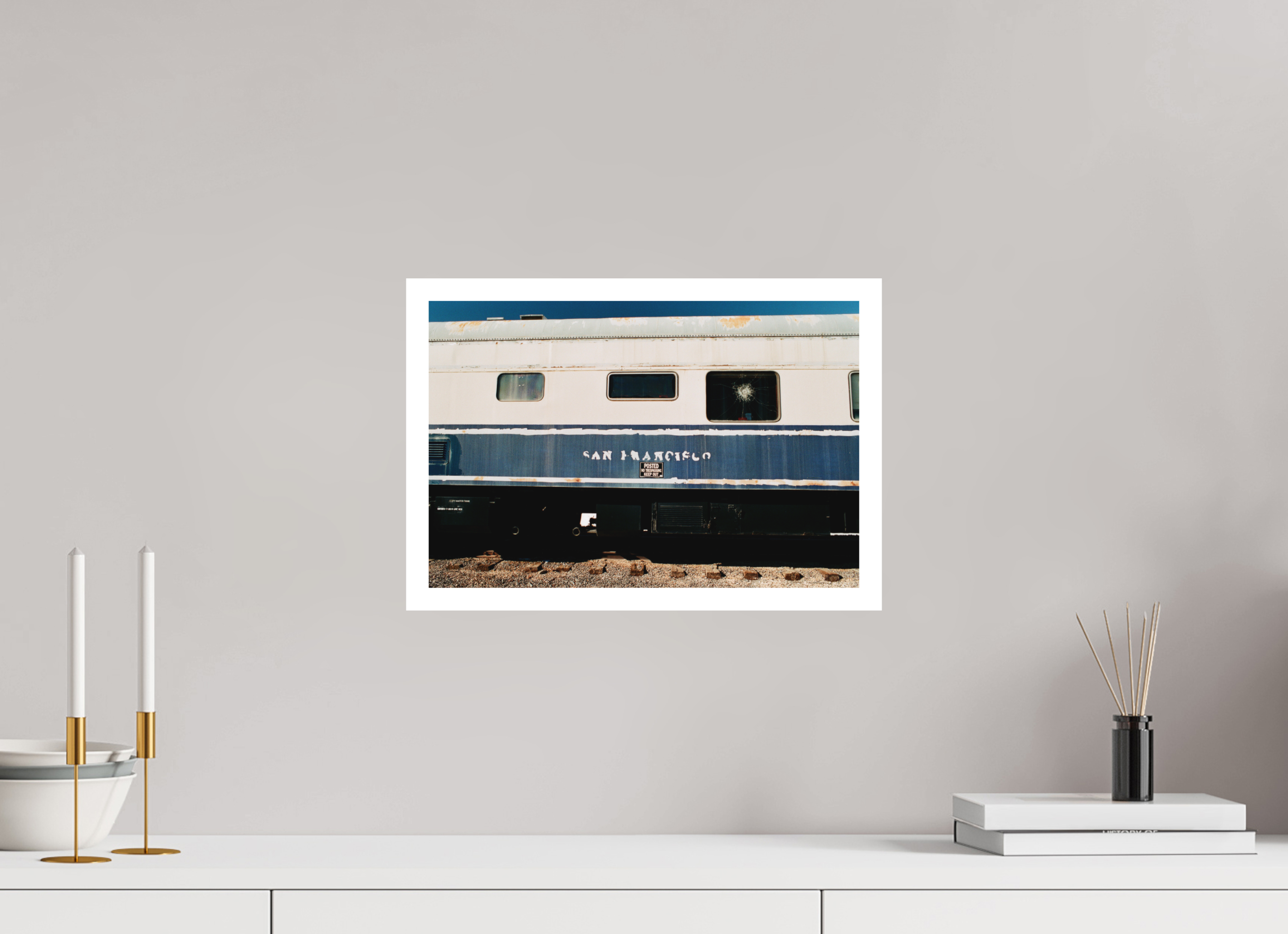 15 x 10″, Hahnemuhle Ultra-Smooth Trains Arizona Fourteen