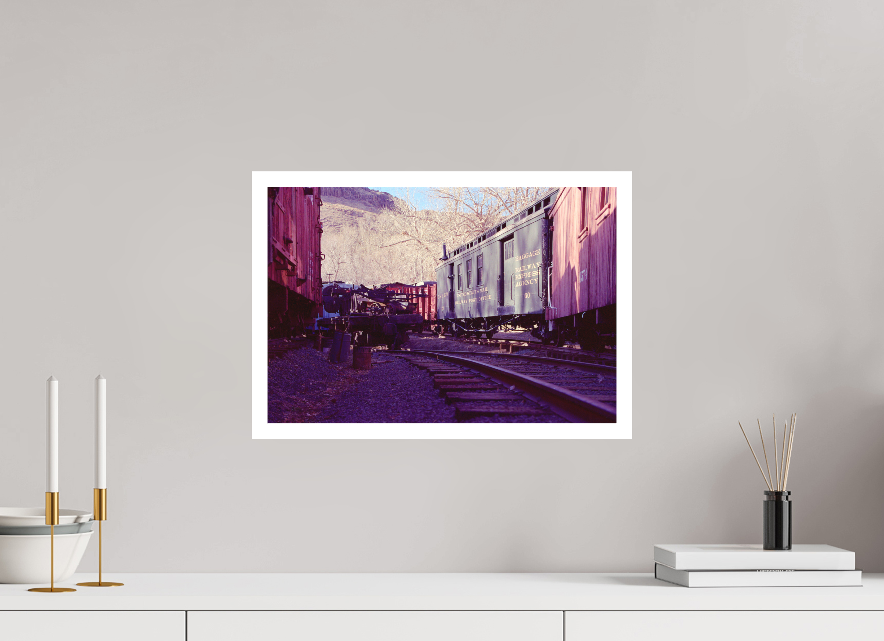 17.7 x 12″, Hahnemuhle Ultra Smooth Paper Colorado Trains Photo Master-print #4